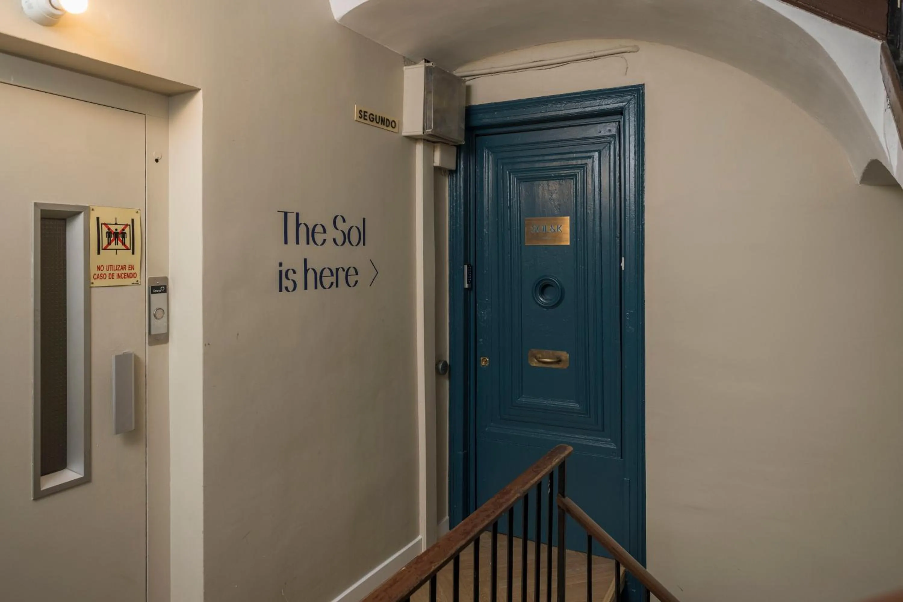Lobby or reception in Hostal Sol y K