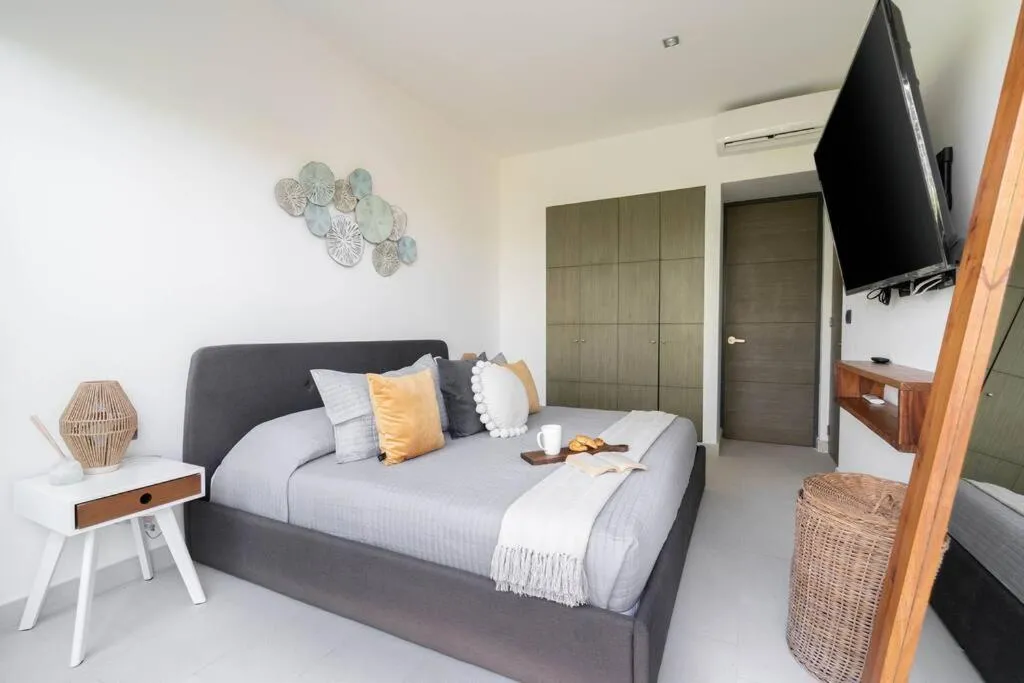 Photo of the whole room, Bed in SunsetviewPH+PrivPool+Near Beach&Town+Rooftop+50mb