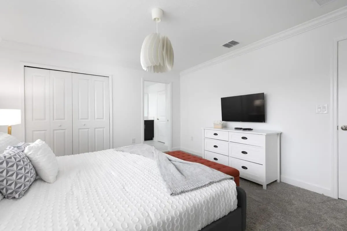 Bed in Chic Modern Home- Mickey & Star Wars Magic