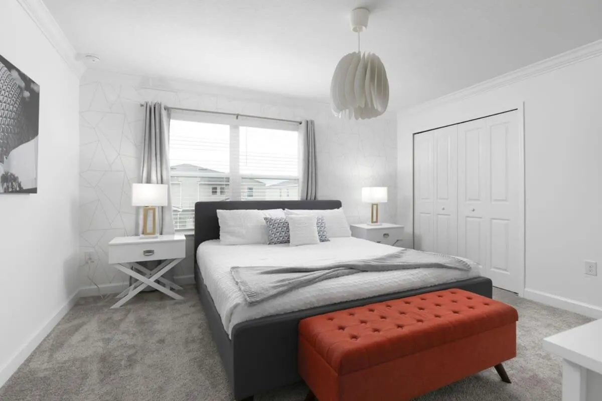 Bed in Chic Modern Home- Mickey & Star Wars Magic