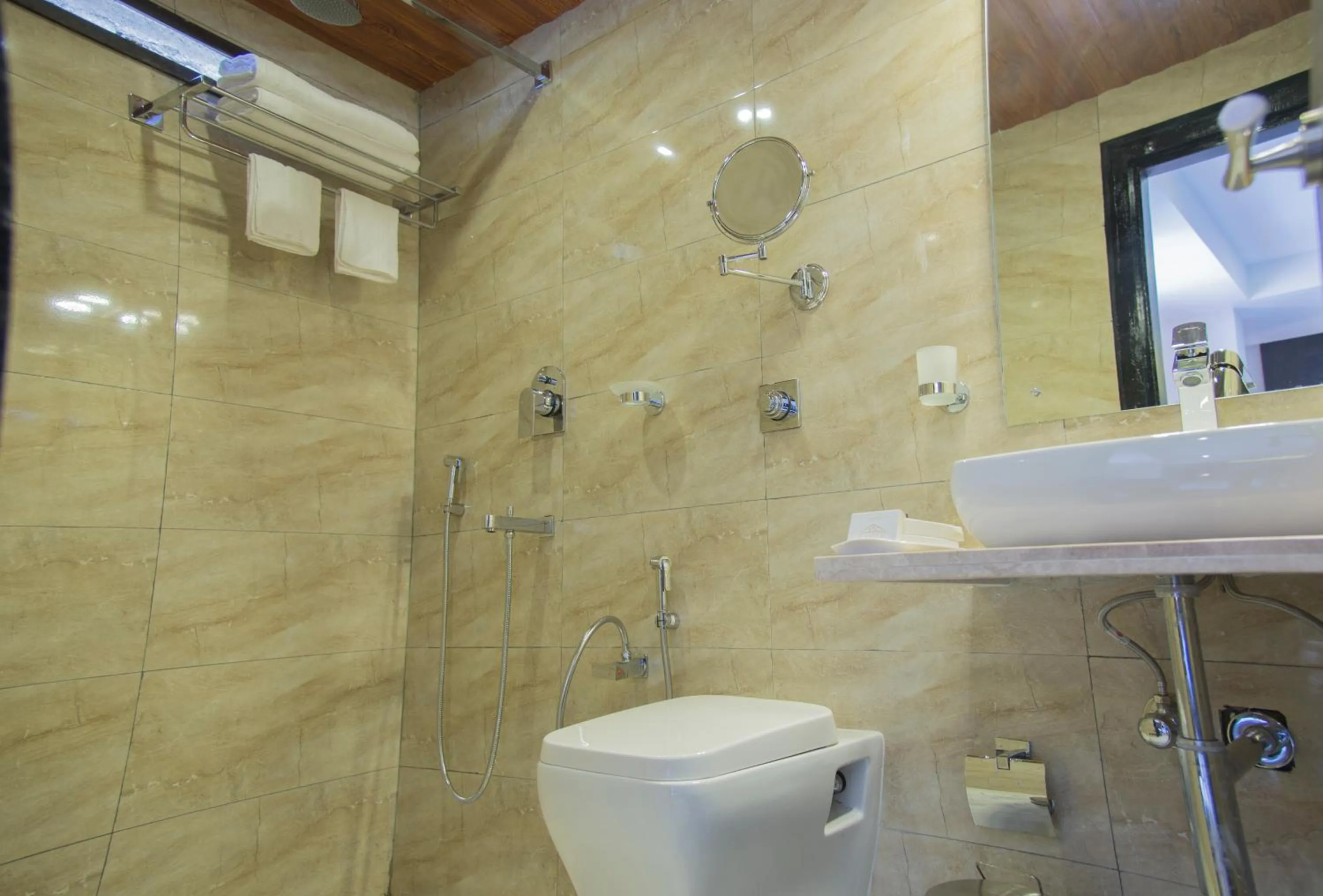 Toilet in Hotel S R Castle