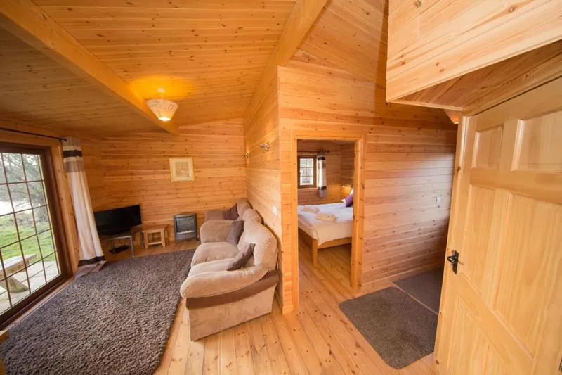 Bed in Wall Eden Farm - Luxury Log Cabins and Glamping