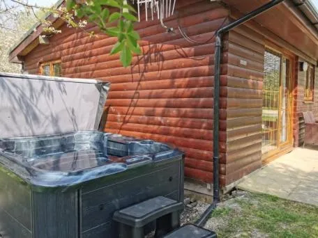 Patio in Wall Eden Farm - Luxury Log Cabins and Glamping