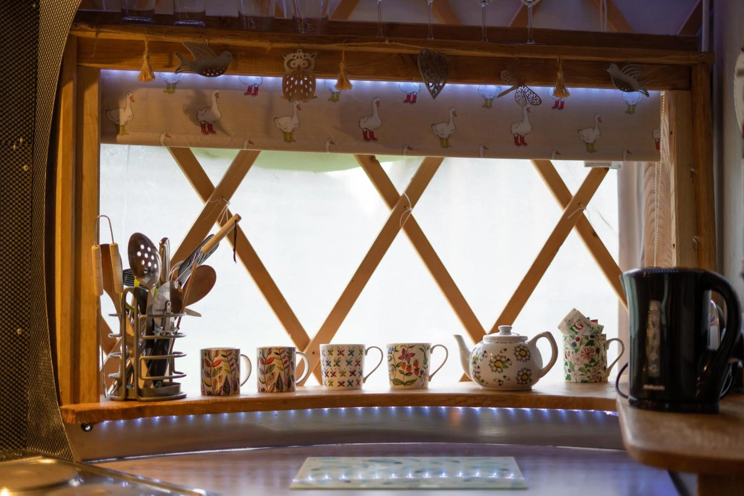 Coffee/tea facilities in Wall Eden Farm - Luxury Log Cabins and Glamping