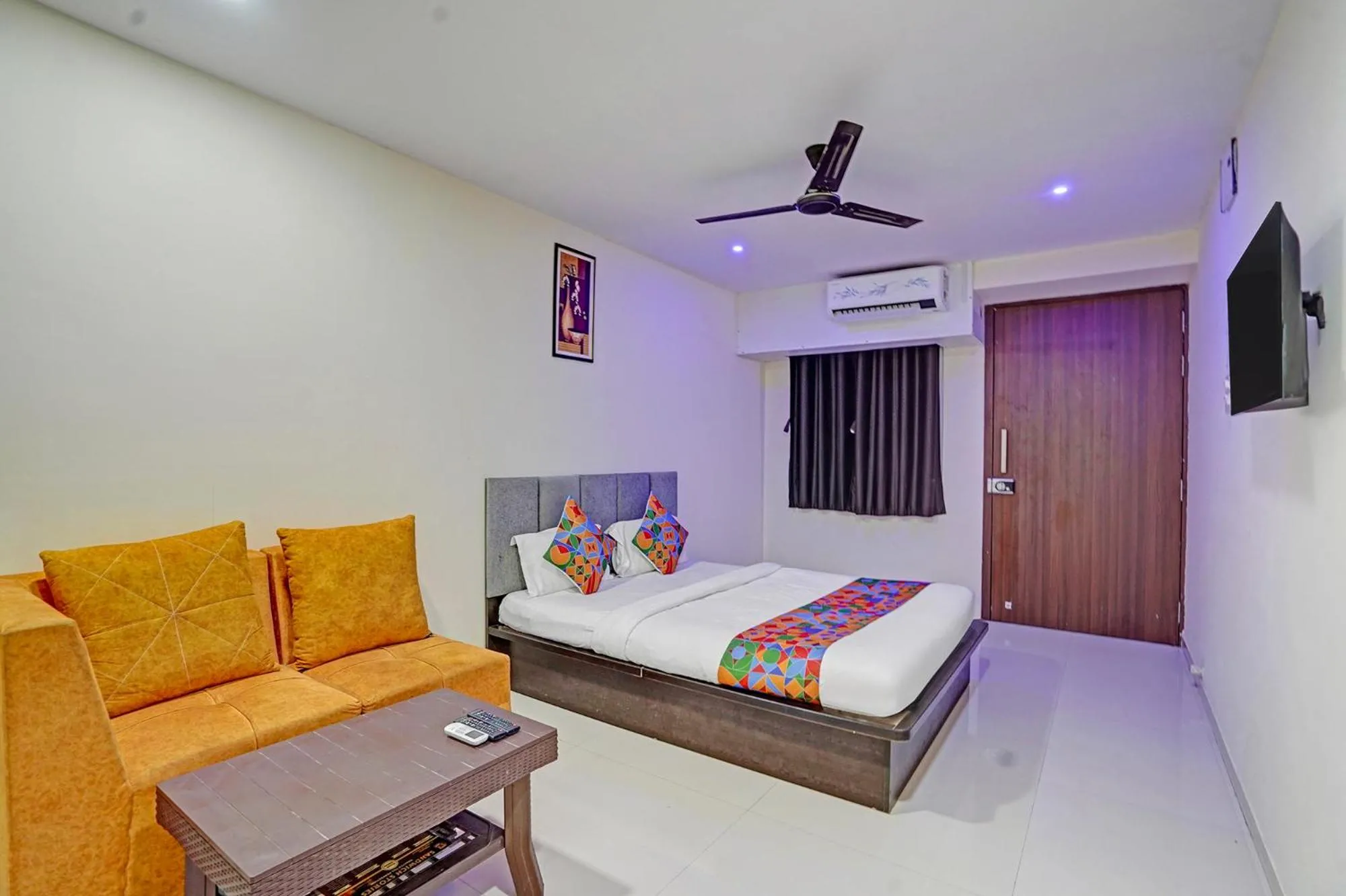 Bedroom, Bed in FabHotel RK Inn