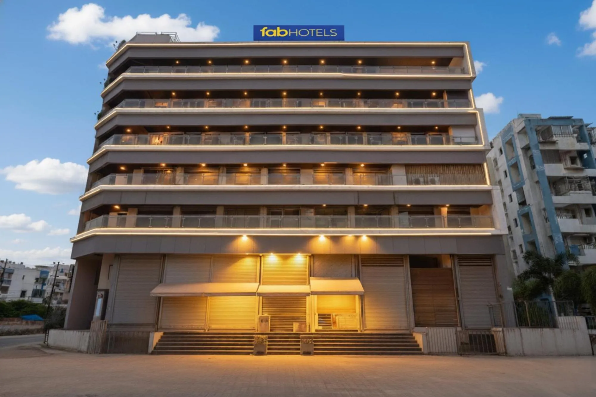 Property building in FabHotel RK Inn