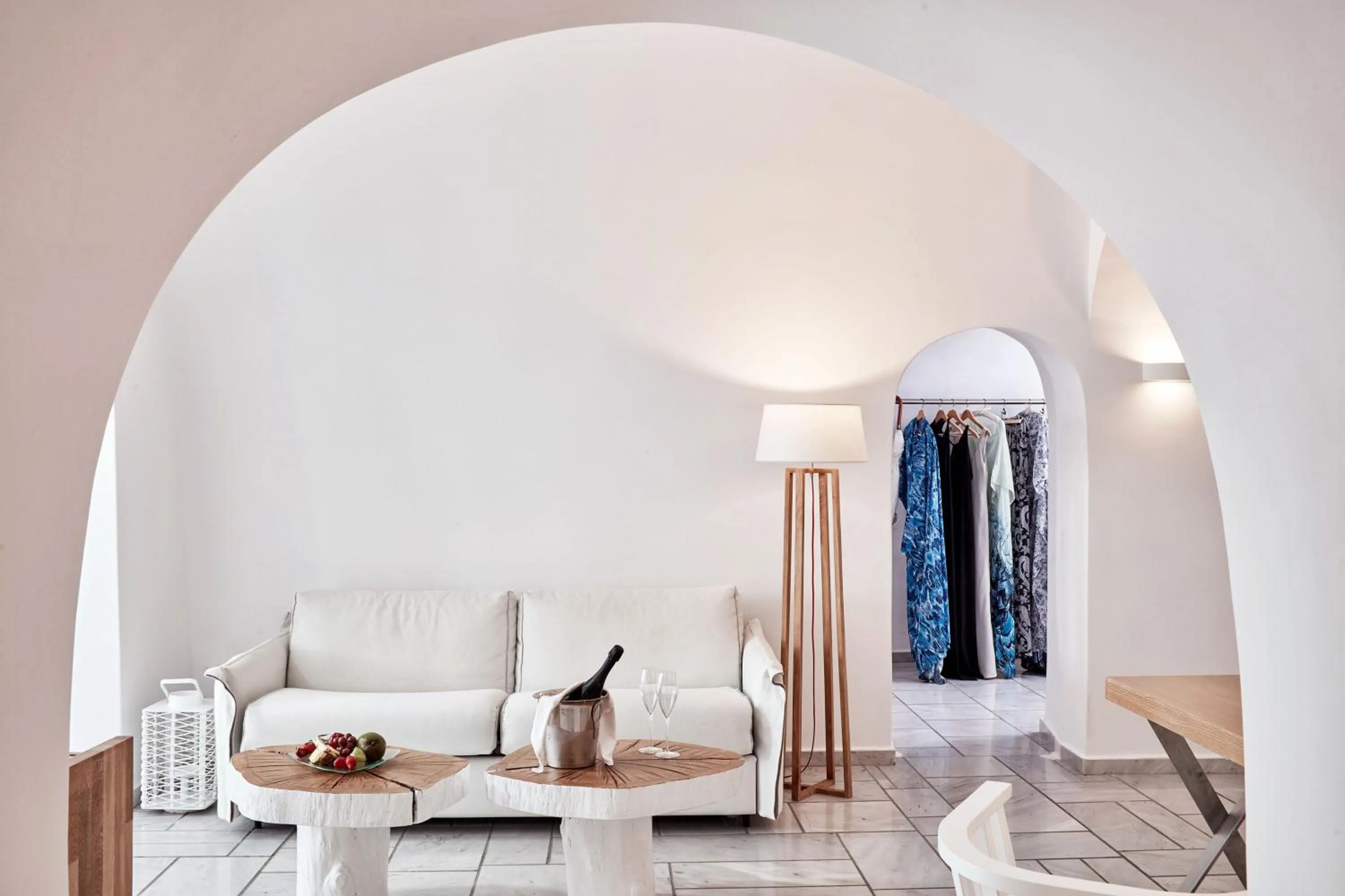 Living room in Charisma Suites