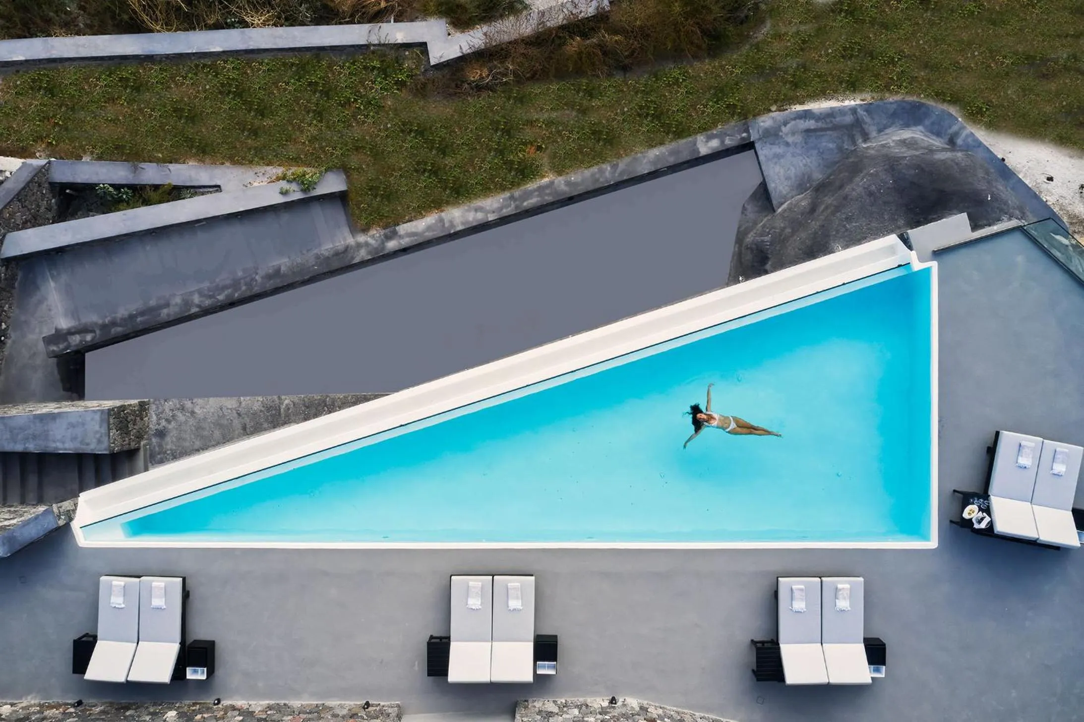 Pool view in Charisma Suites