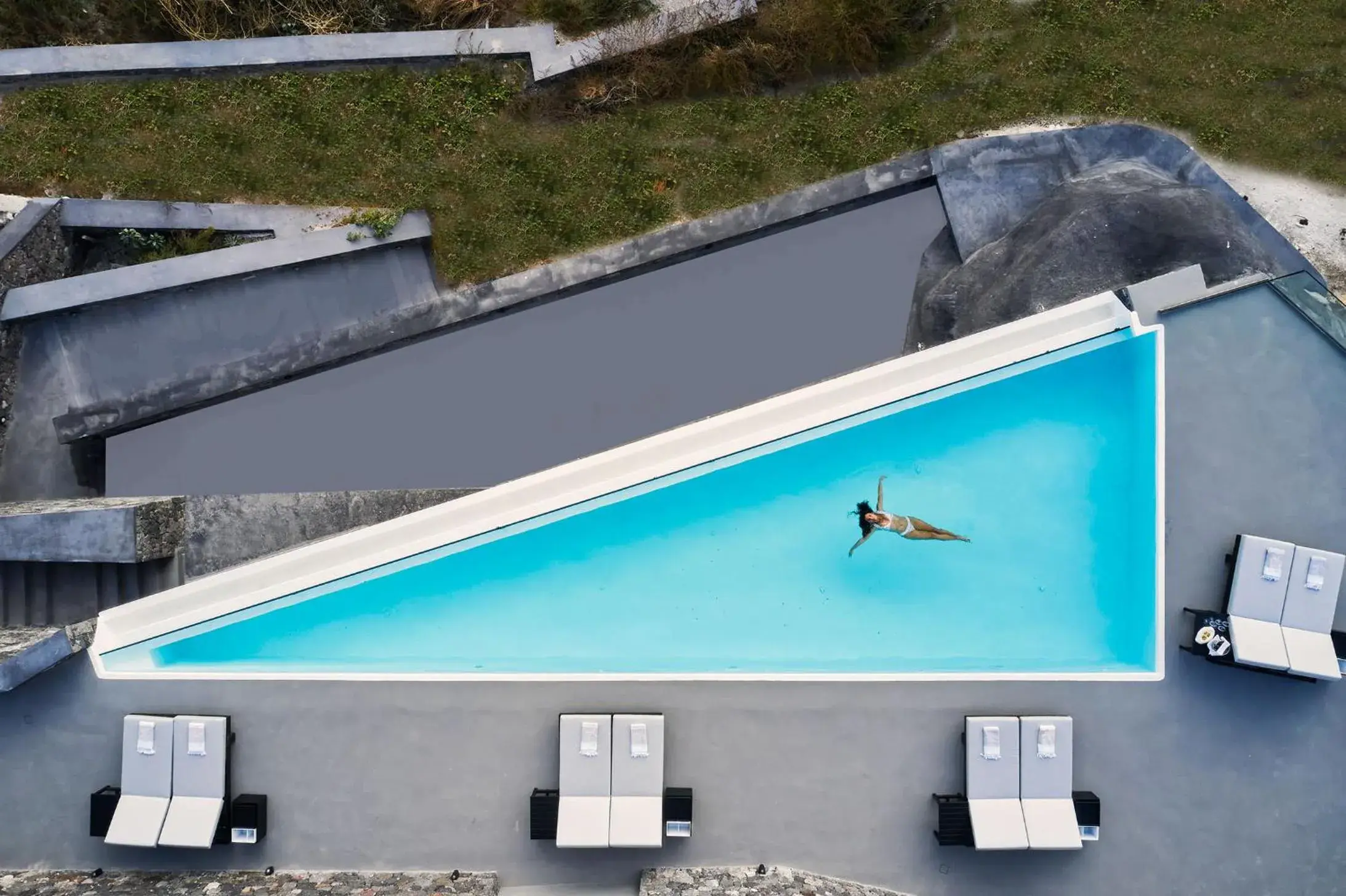 Pool view in Charisma Suites Pool view in Charisma Suites