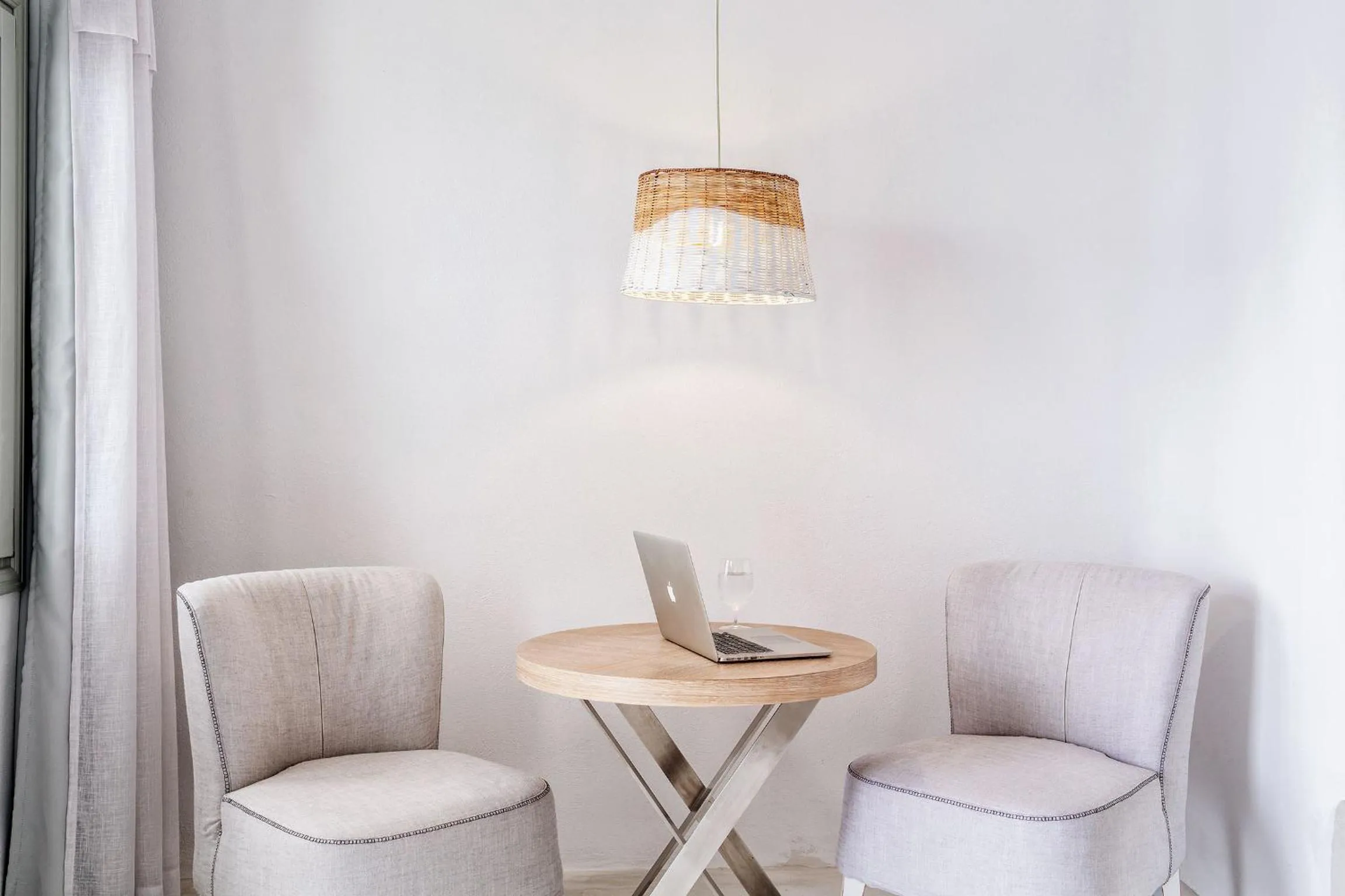 Seating area in Charisma Suites