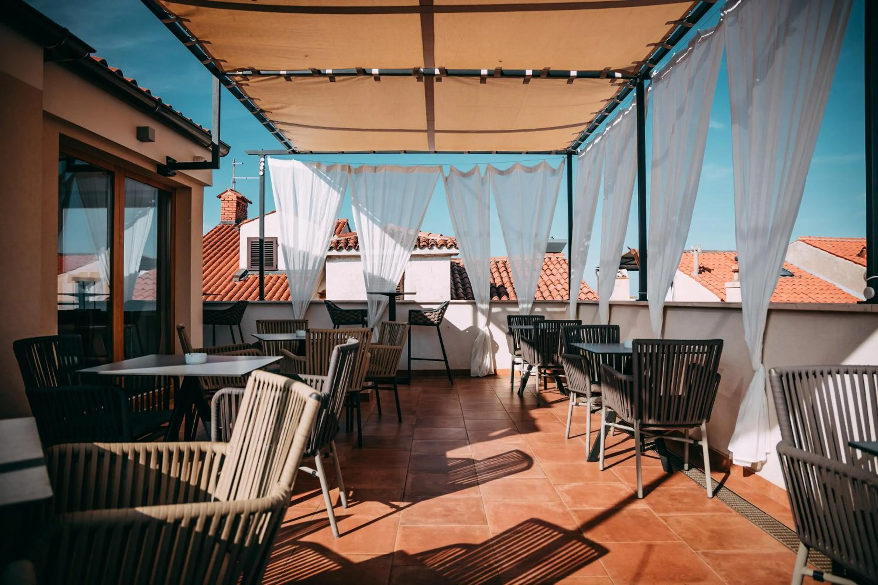 Balcony/Terrace in Second Life in Piran - Hotel Zala Piran with private parking and shuttle service