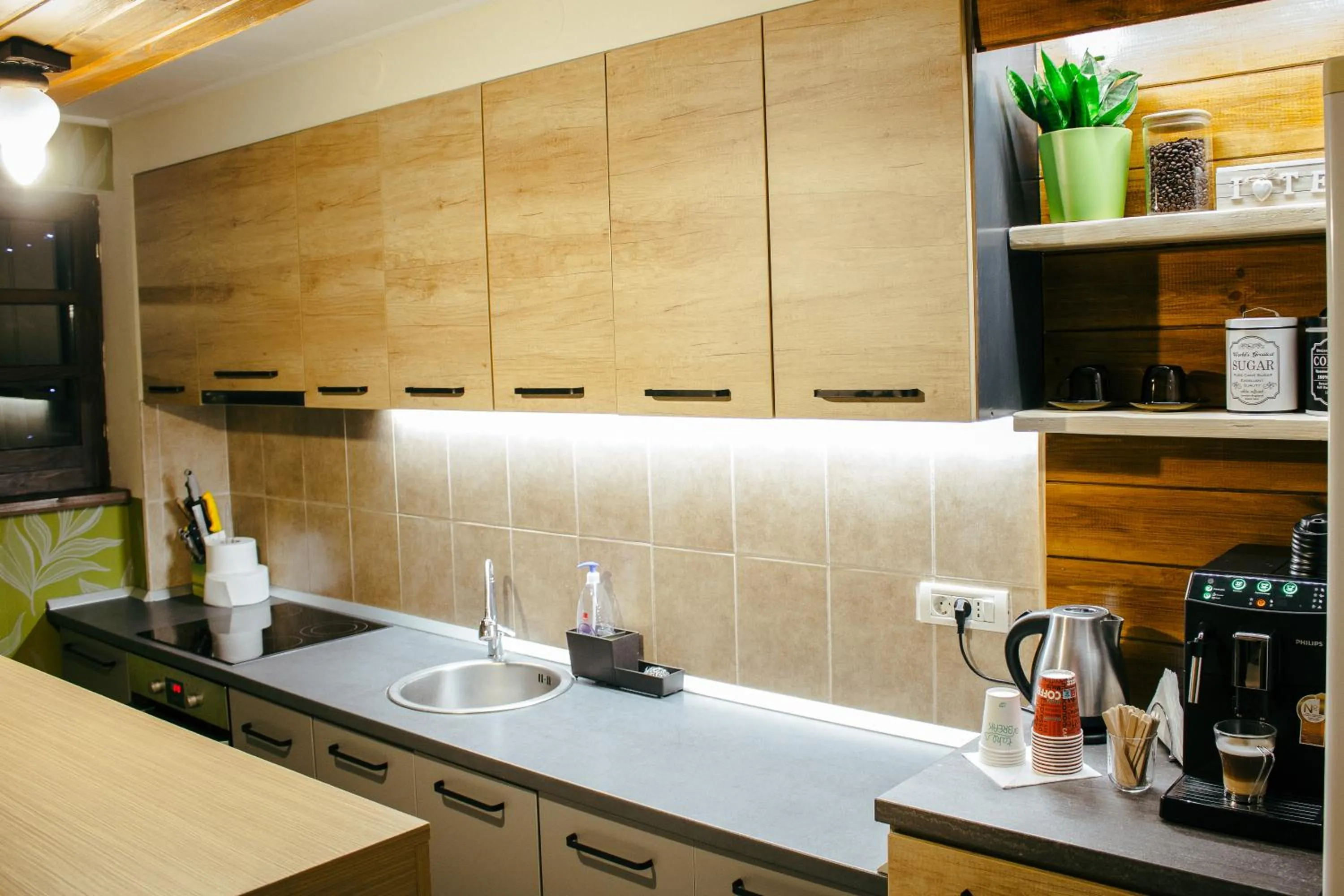 Kitchen or kitchenette in Casa Traian