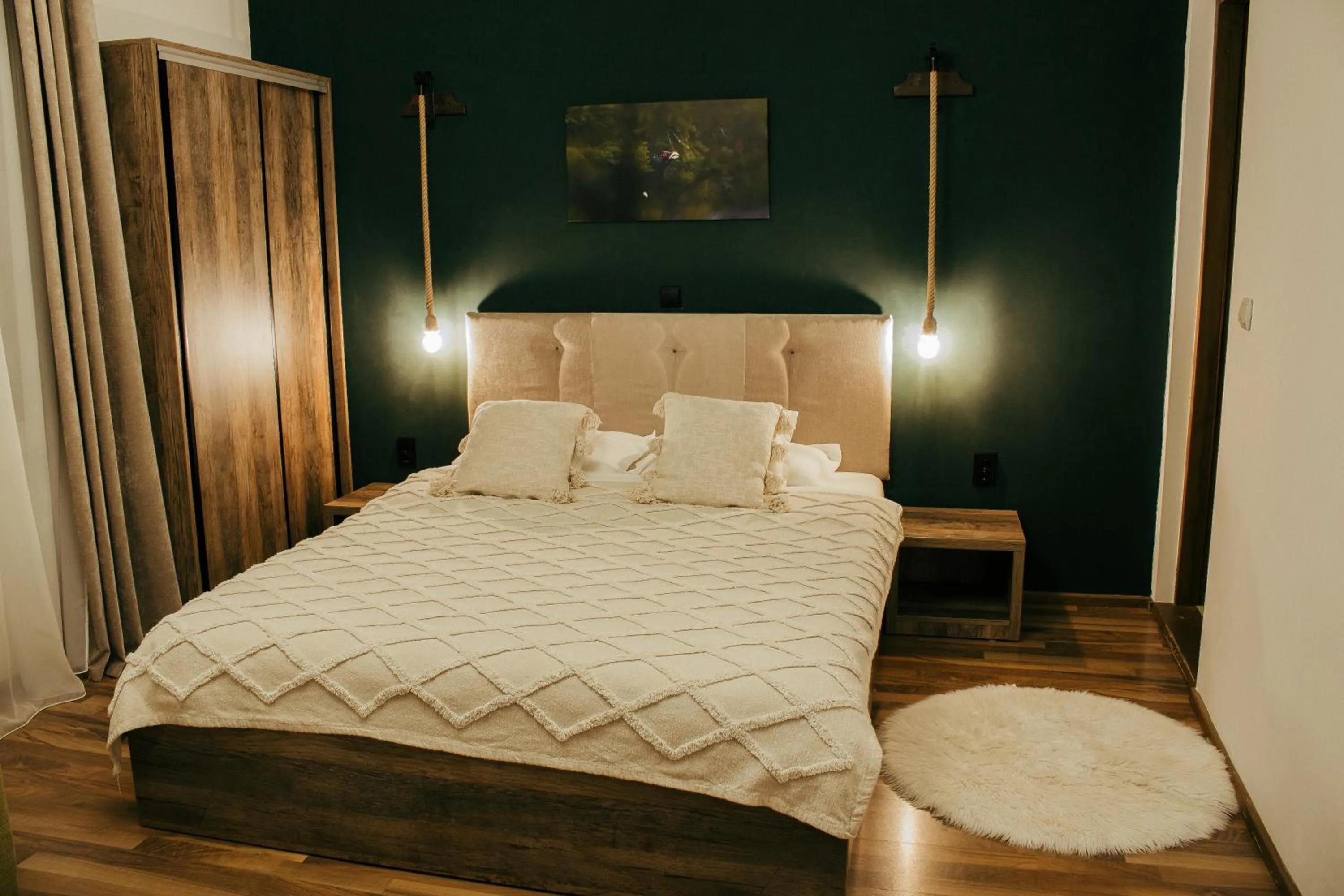 Patio, Bed in Casa Traian