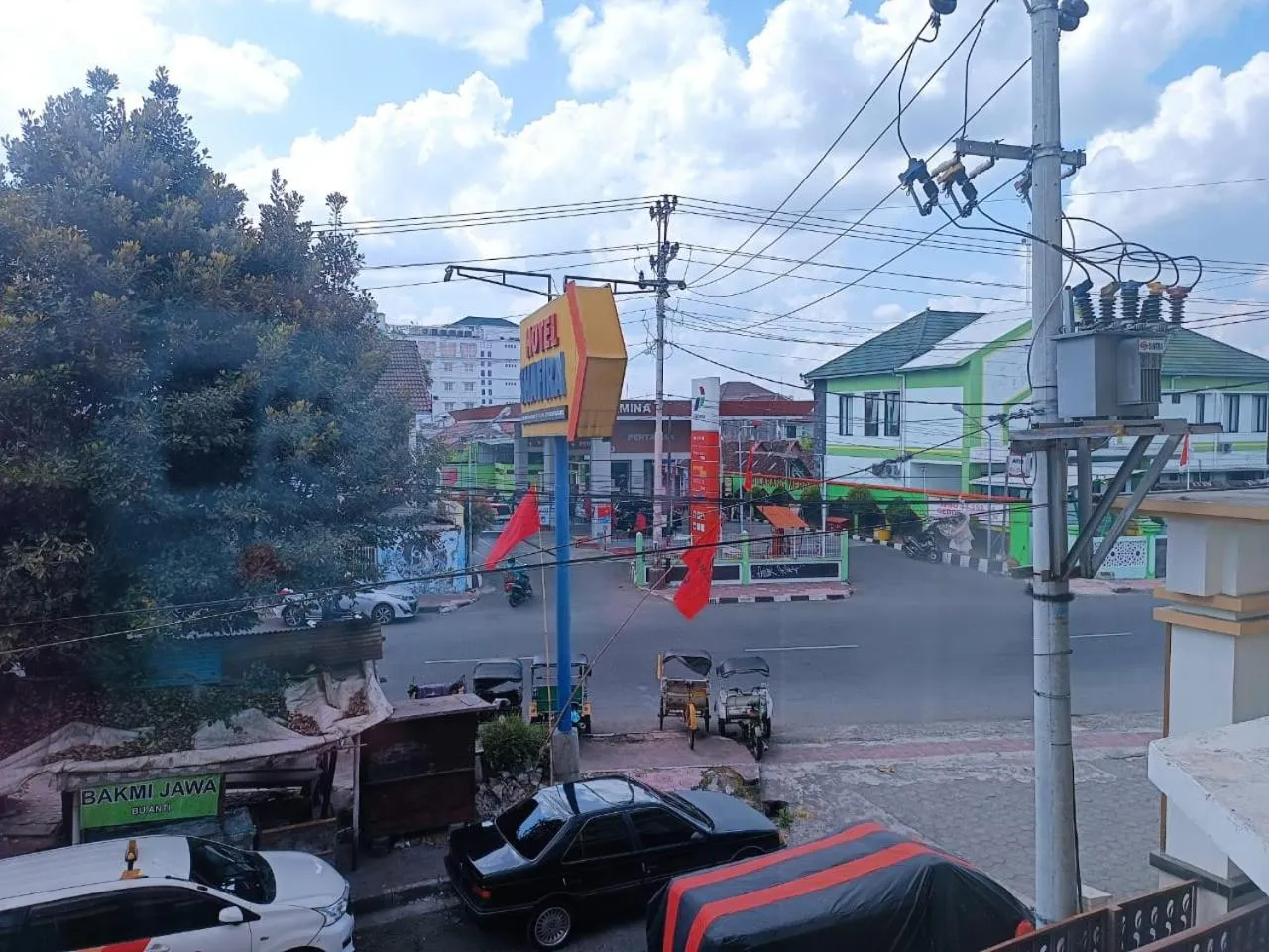 City view in Shafira Hotel Yogyakarta