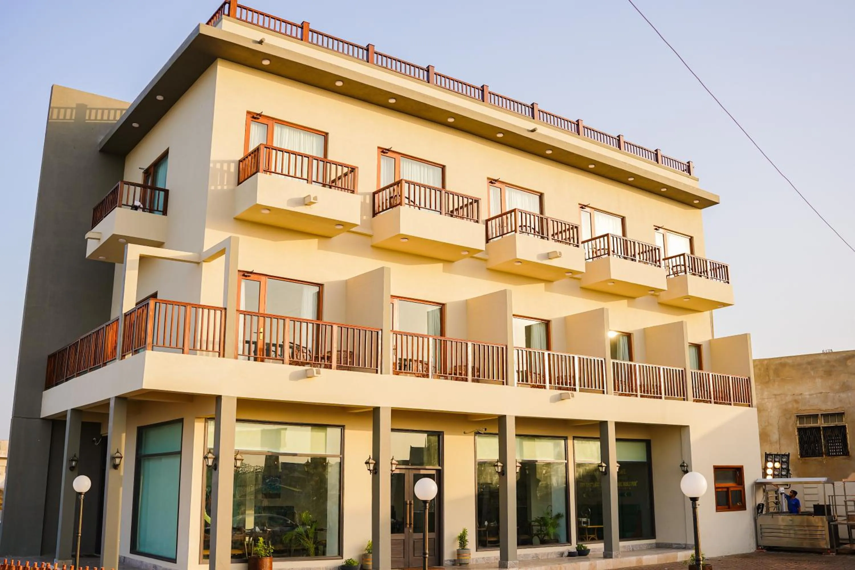 Property building in Destination Beach Hotel by Dreamworld