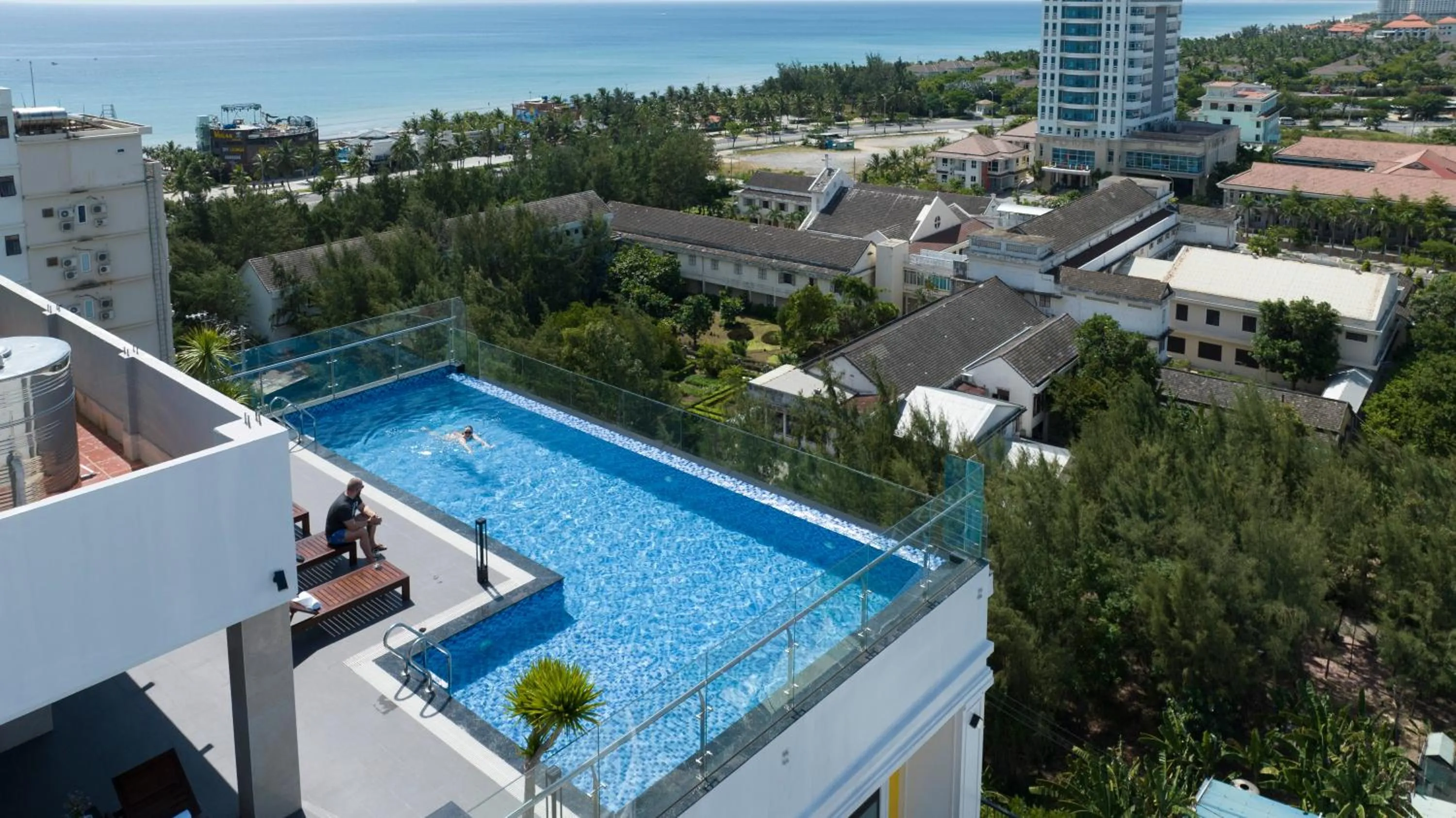 Swimming pool in Charming beauty hotel