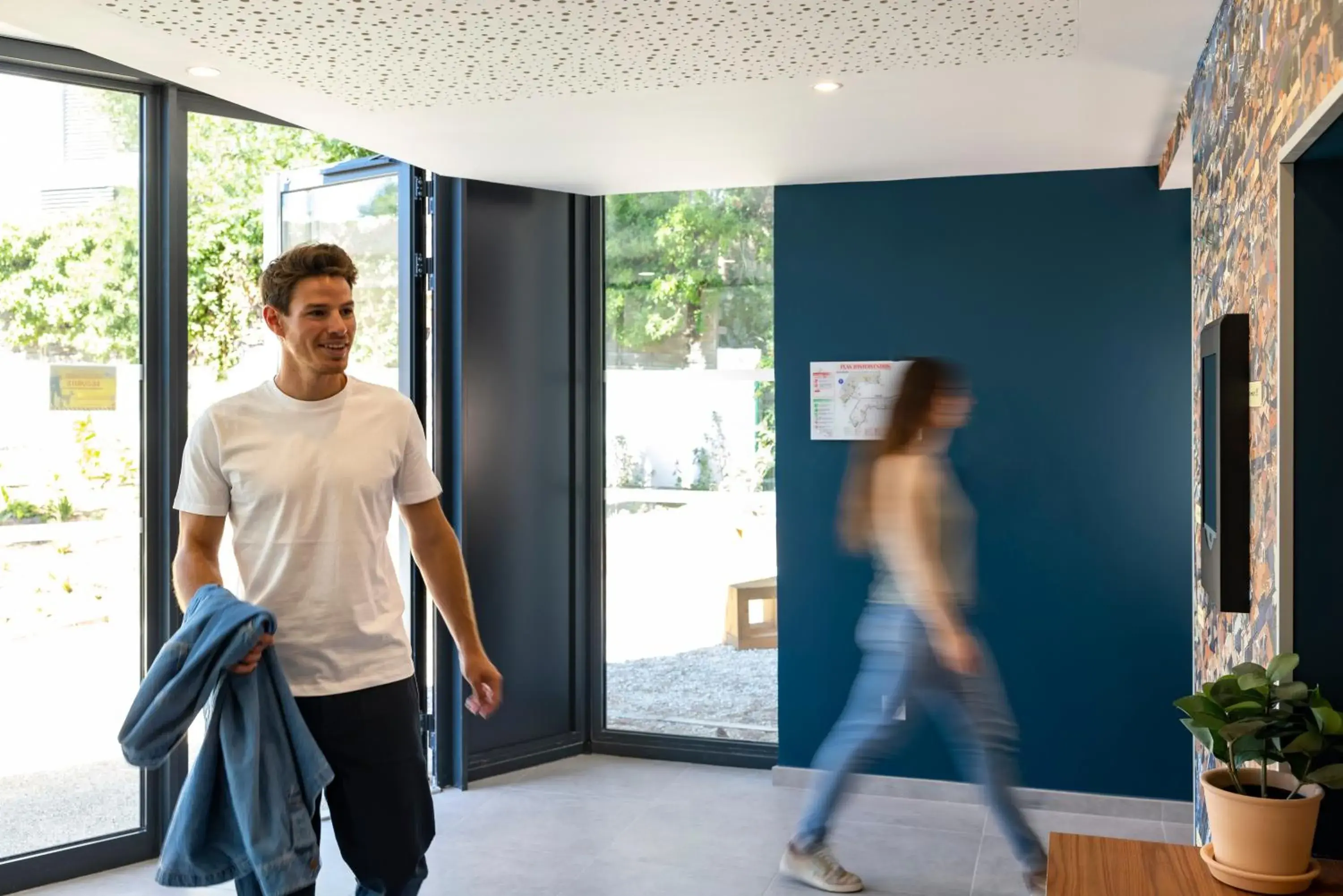 Lobby or reception in Apparteo Montpellier Lobby or reception in Apparteo Montpellier