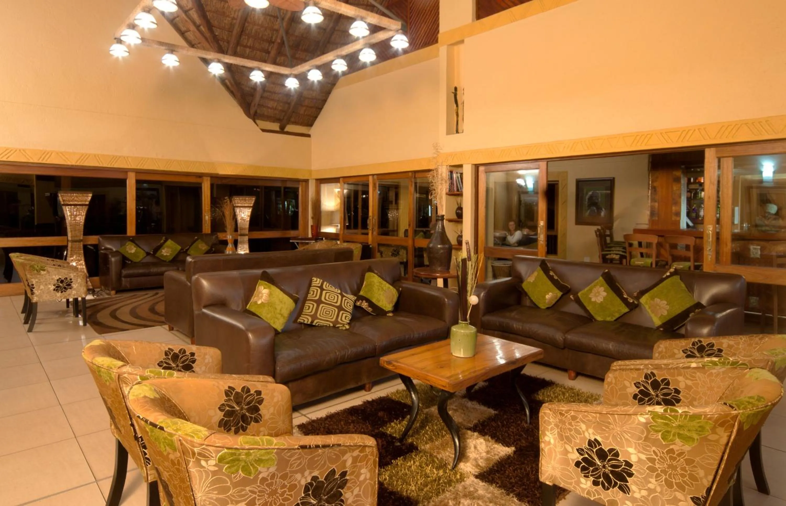Lounge or bar in Hannah Game Lodge