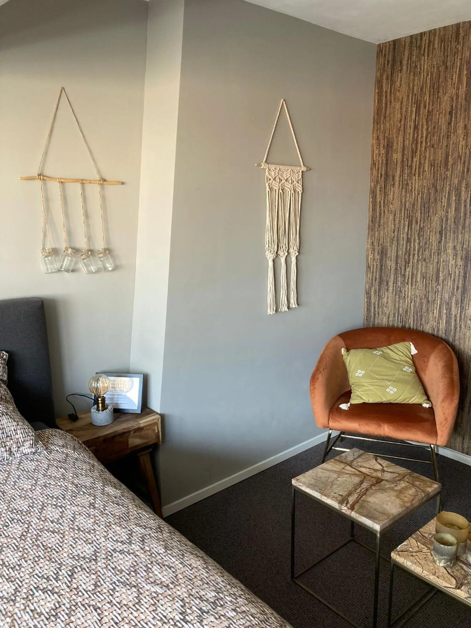 Seating area, Bed in Bed and Breakfast Kik en Bun