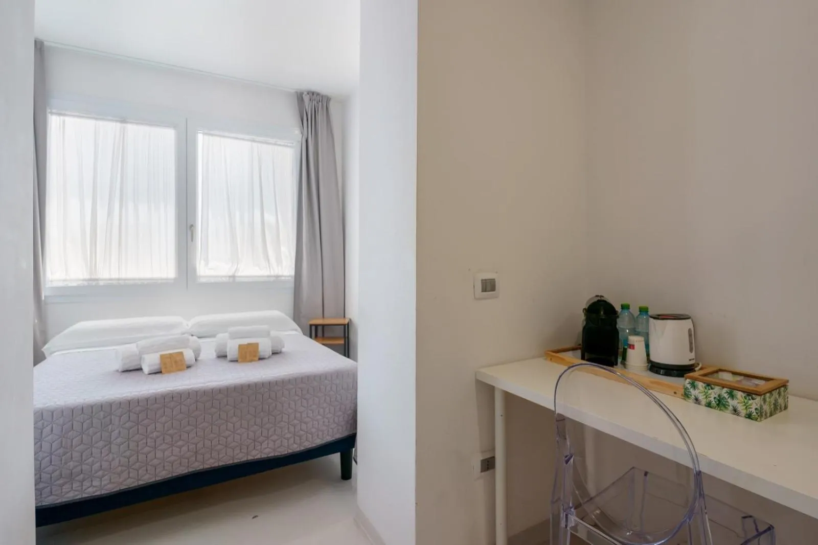 Bed in Lumiere Rooms - Eja Sardinia