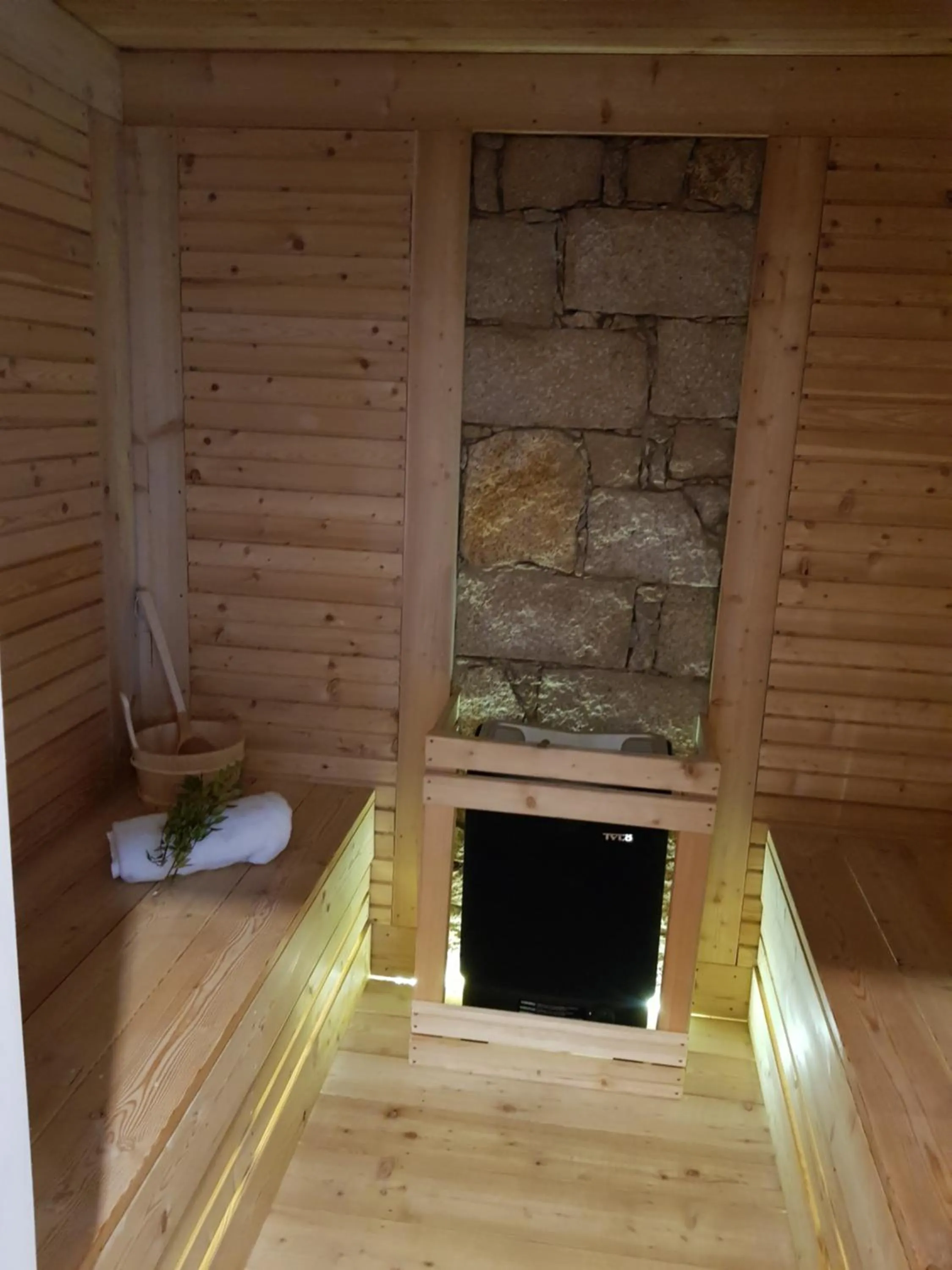 Sauna in Chambre d'hôte Casa Maredda