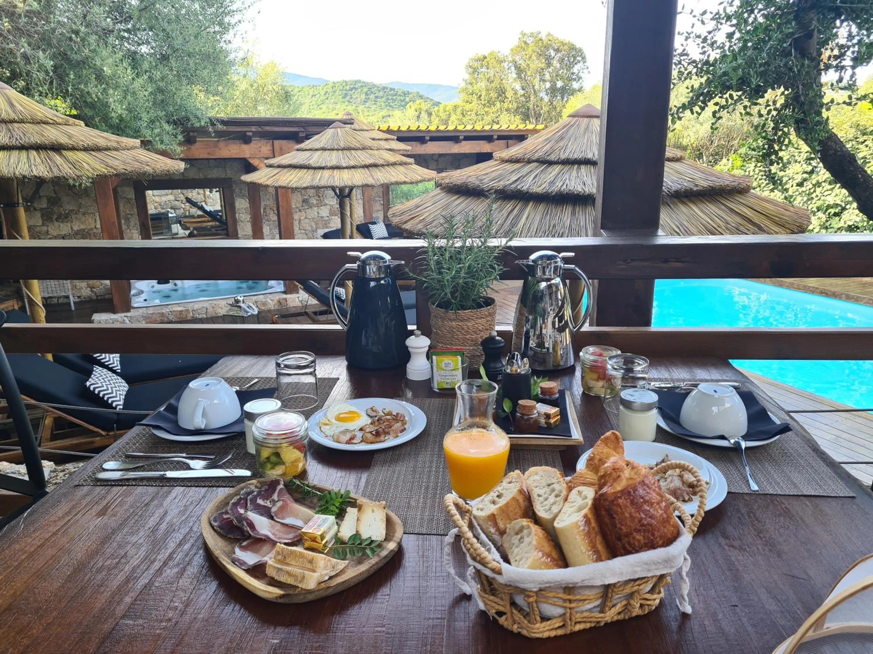 Breakfast in Chambre d'hôte Casa Maredda