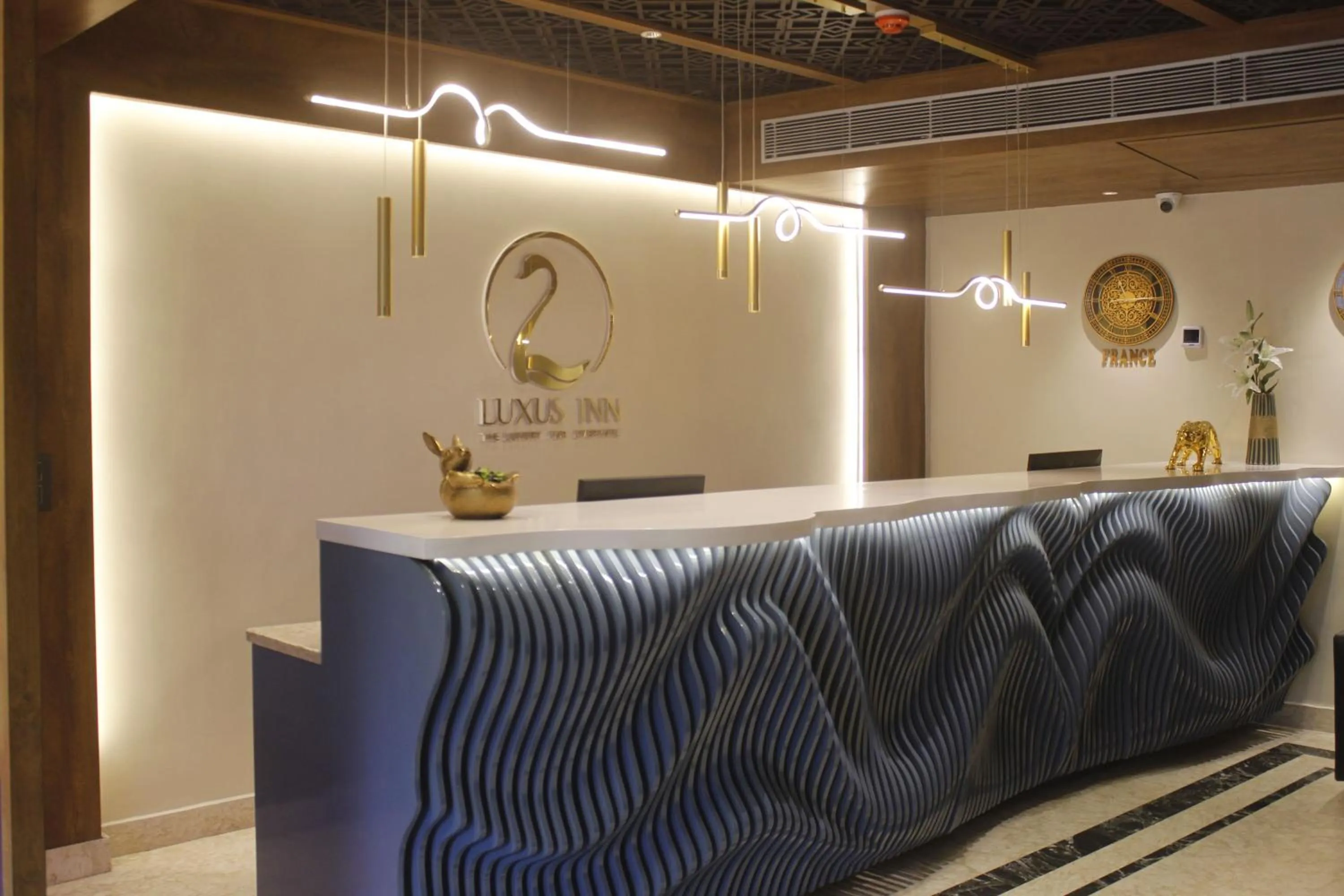 Lobby or reception in LUXUS INN