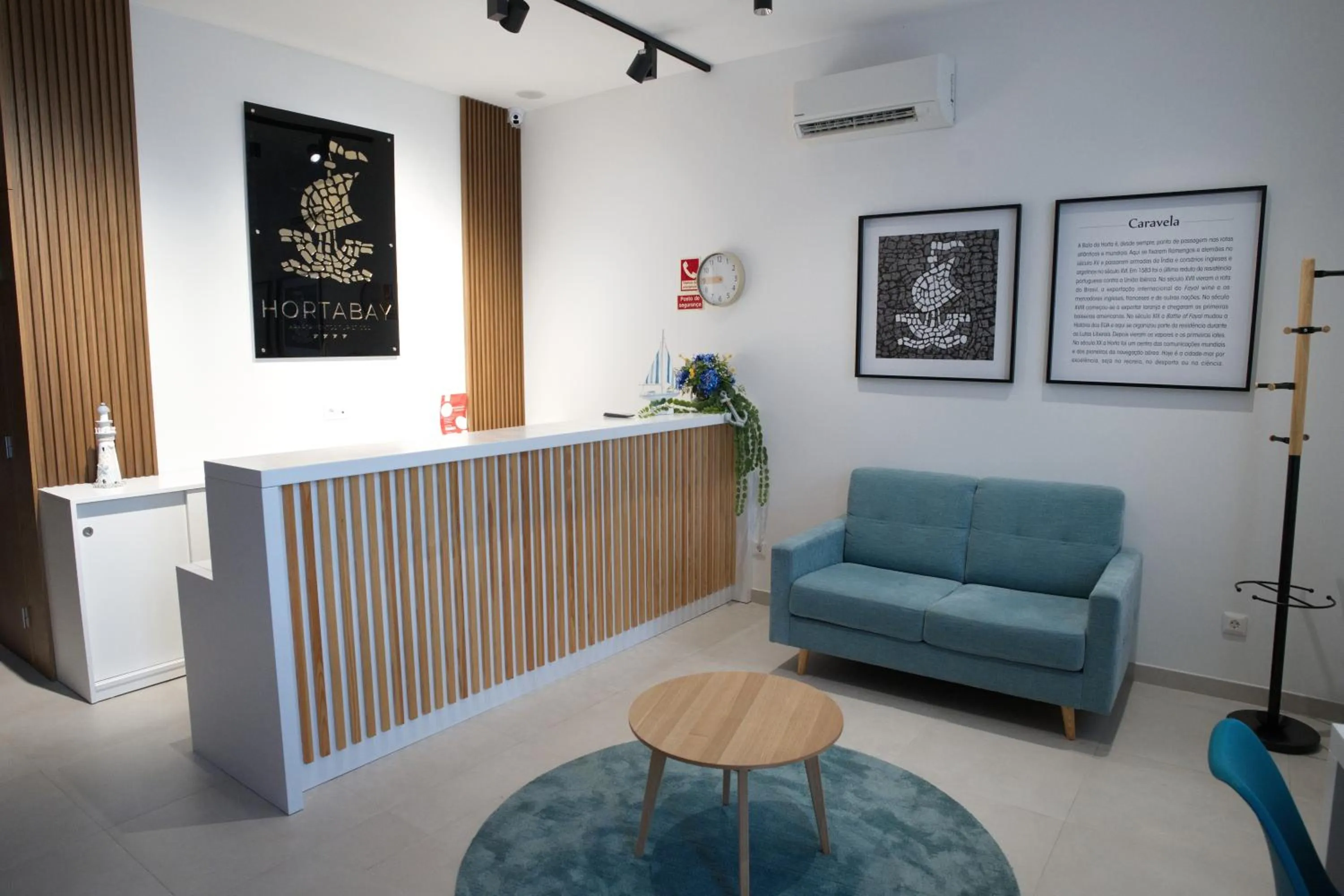 Lobby or reception in Horta Bay