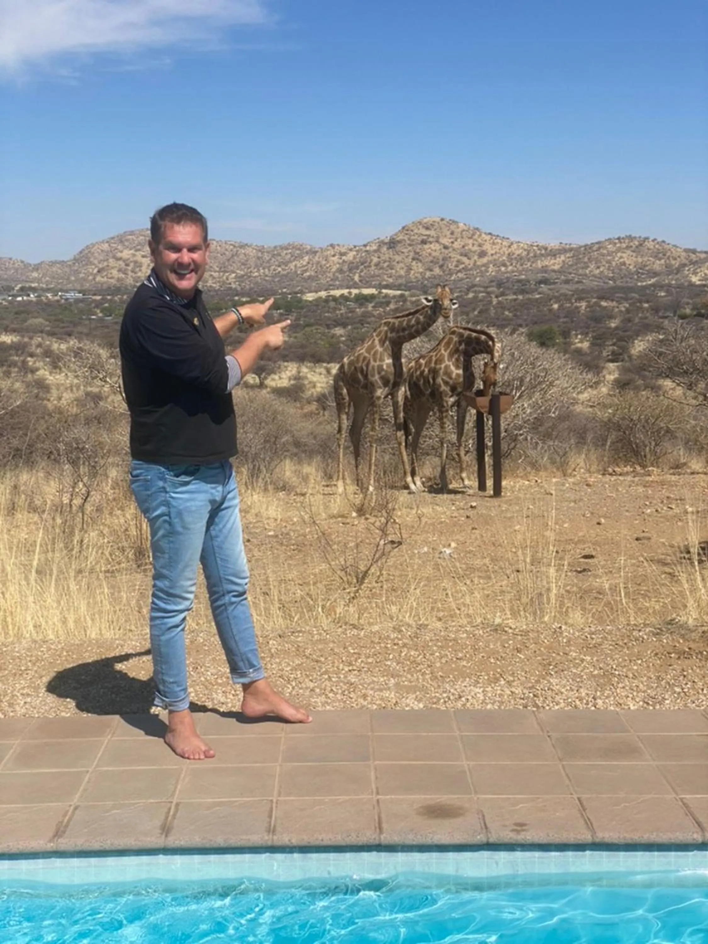 People in Windhoek Game Camp