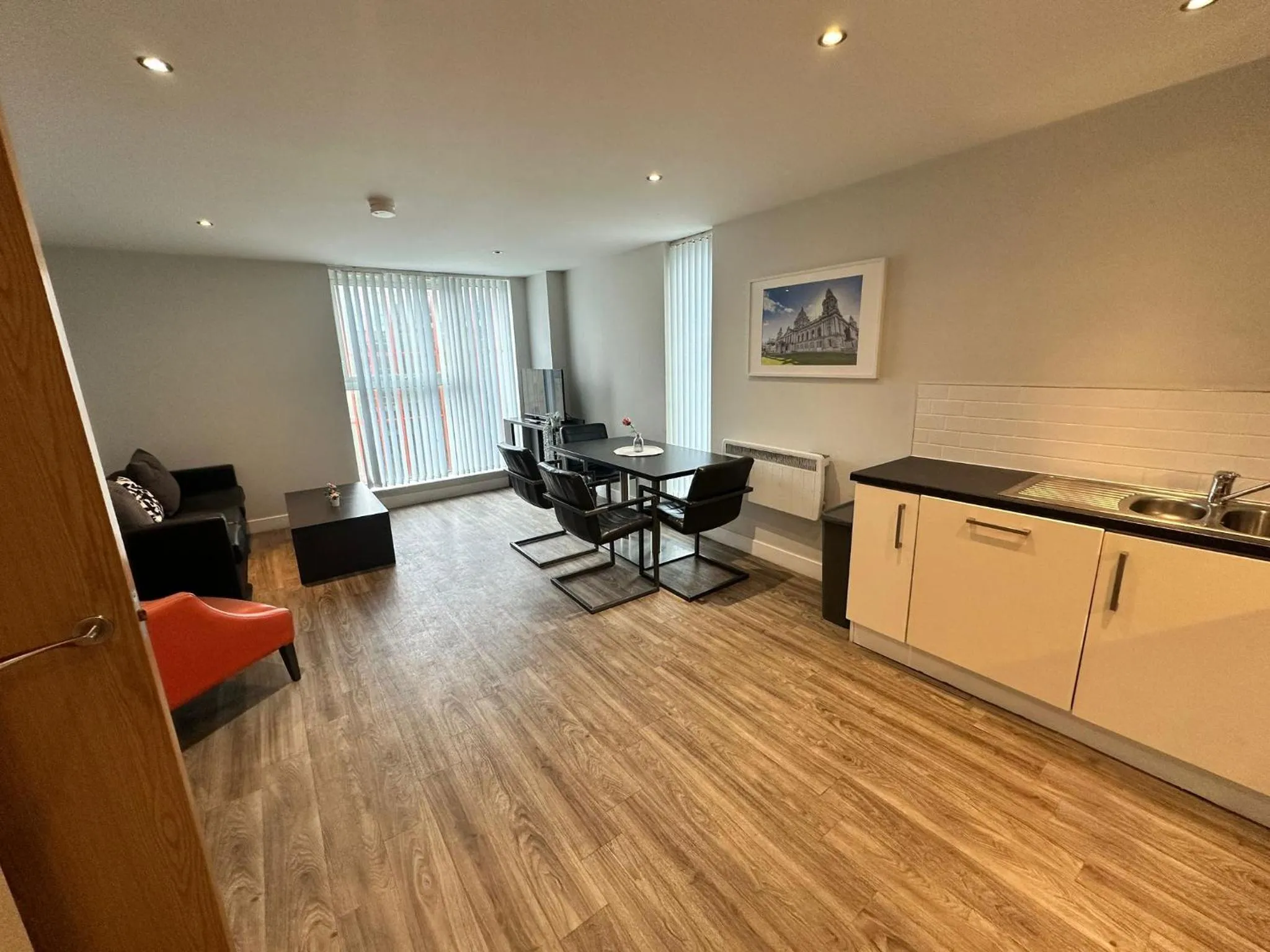 Living room in Obel Apartments by Beehosting