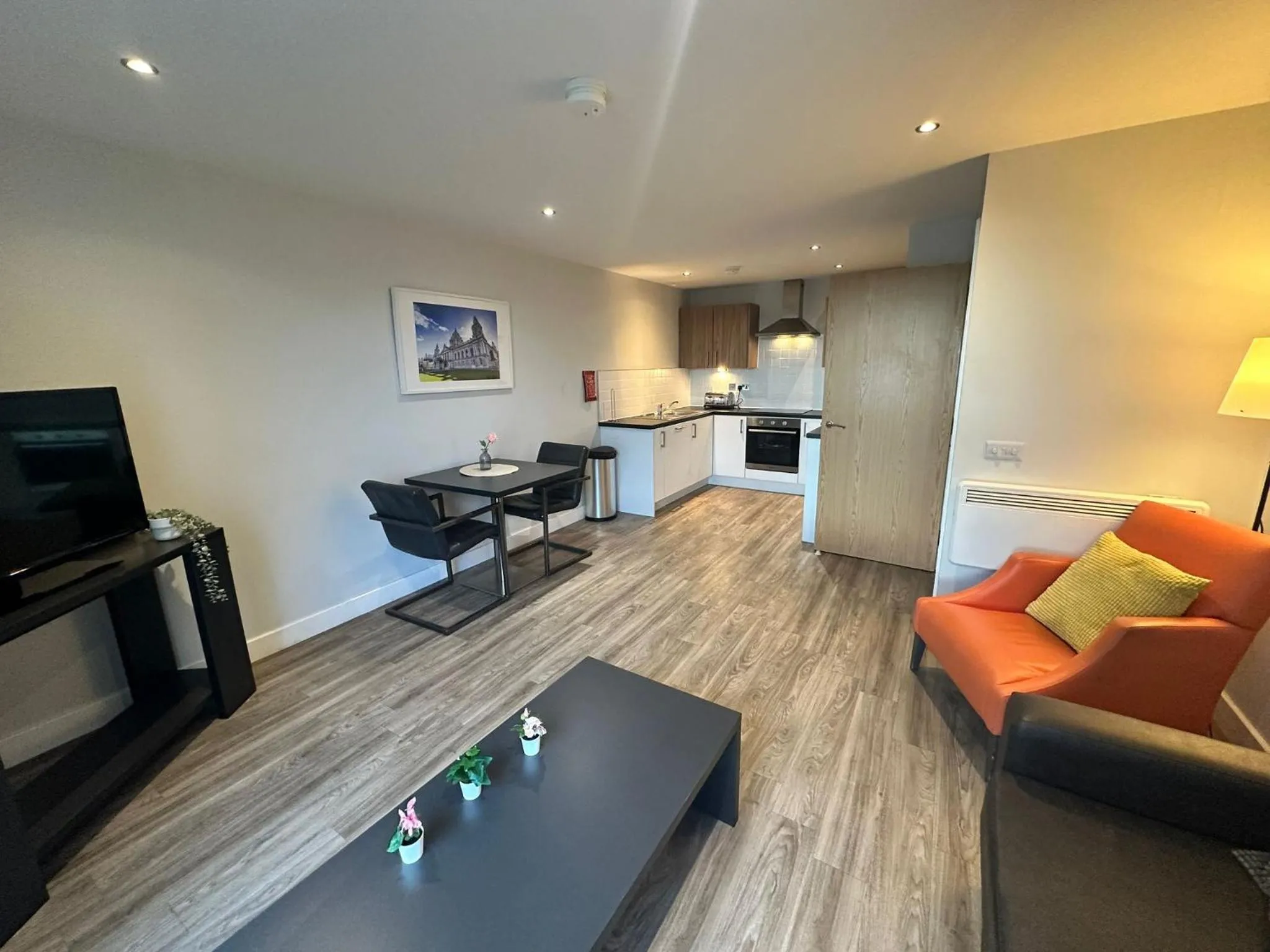 Living room in Obel Apartments by Beehosting