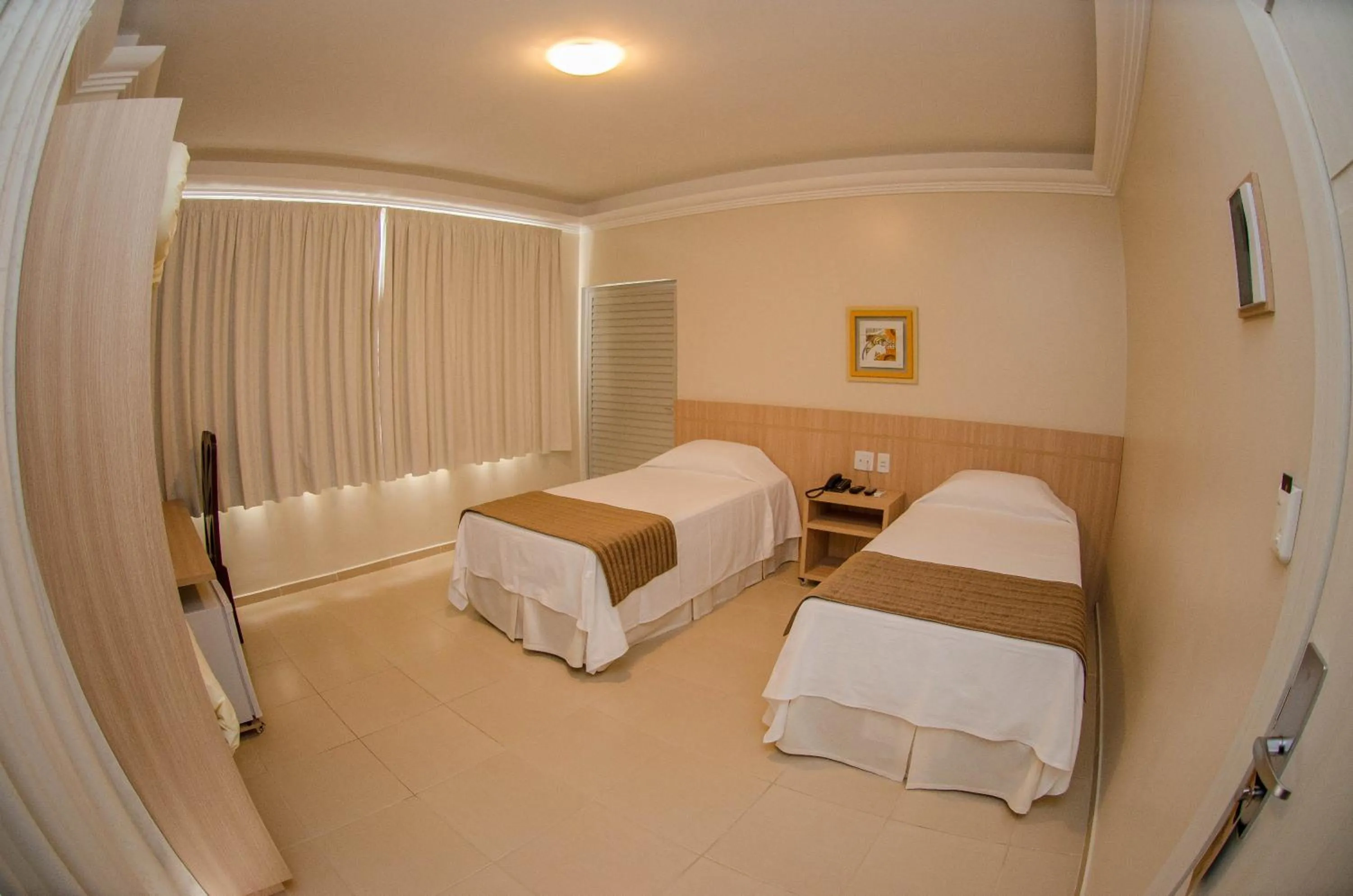 Bed in Hotel Desbravador