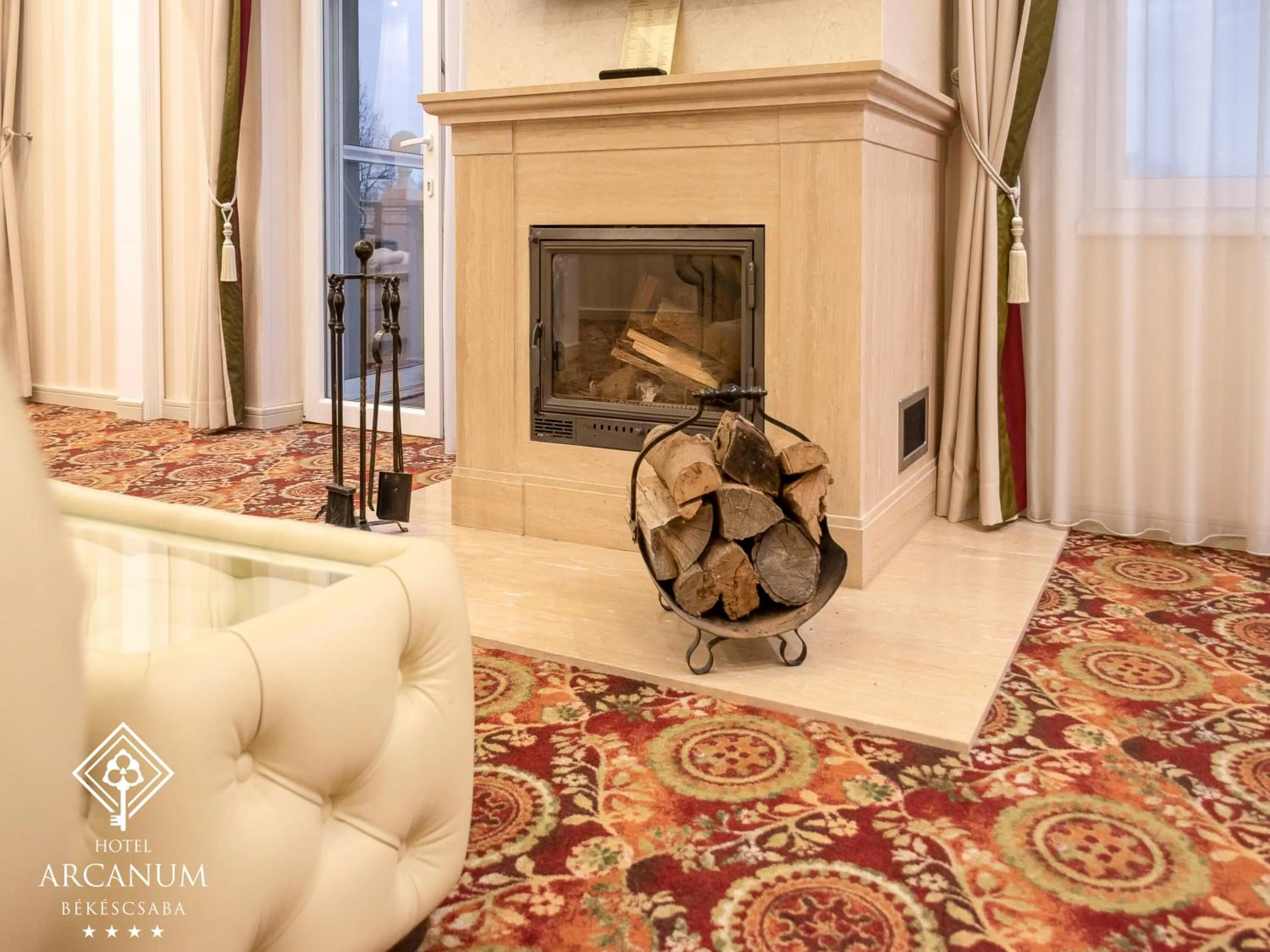 Living room in Arcanum Hotel