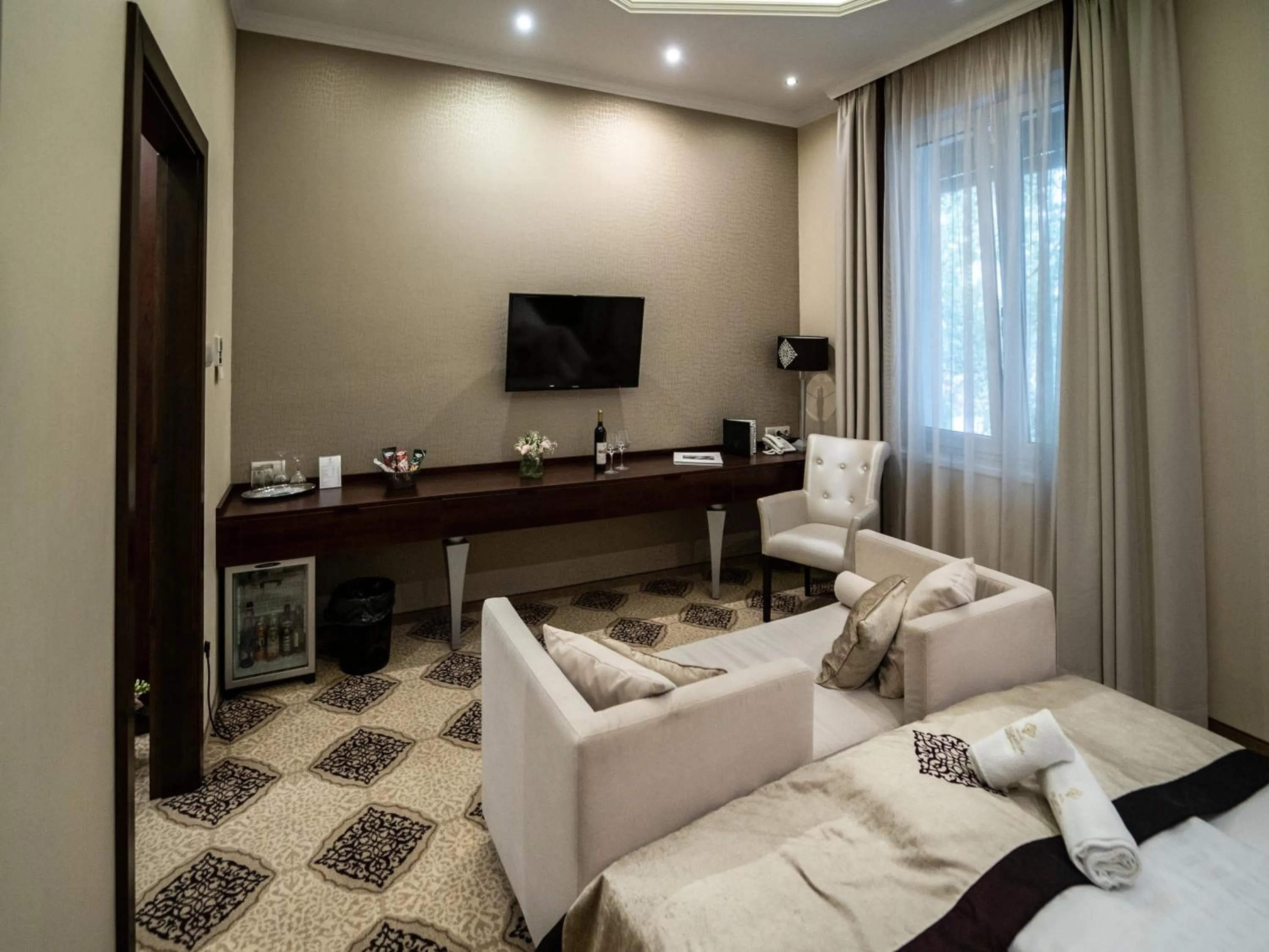 Bedroom in Arcanum Hotel