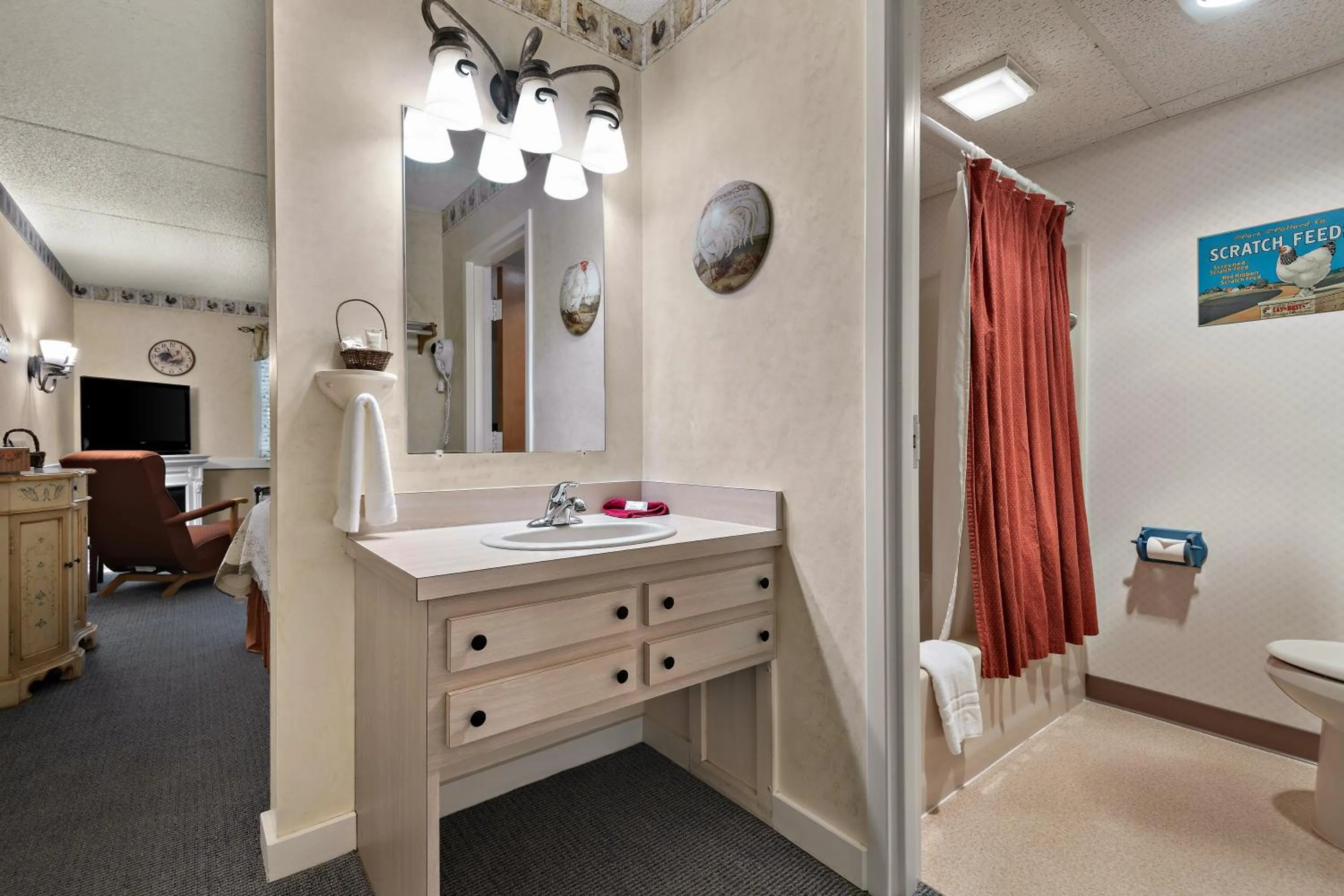 Shower in Country Living Inn