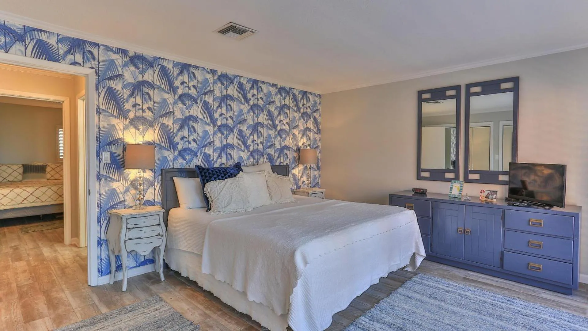 Bed in Aegean 210 - Updated 2 Bedroom 2 Bath at the Aegean