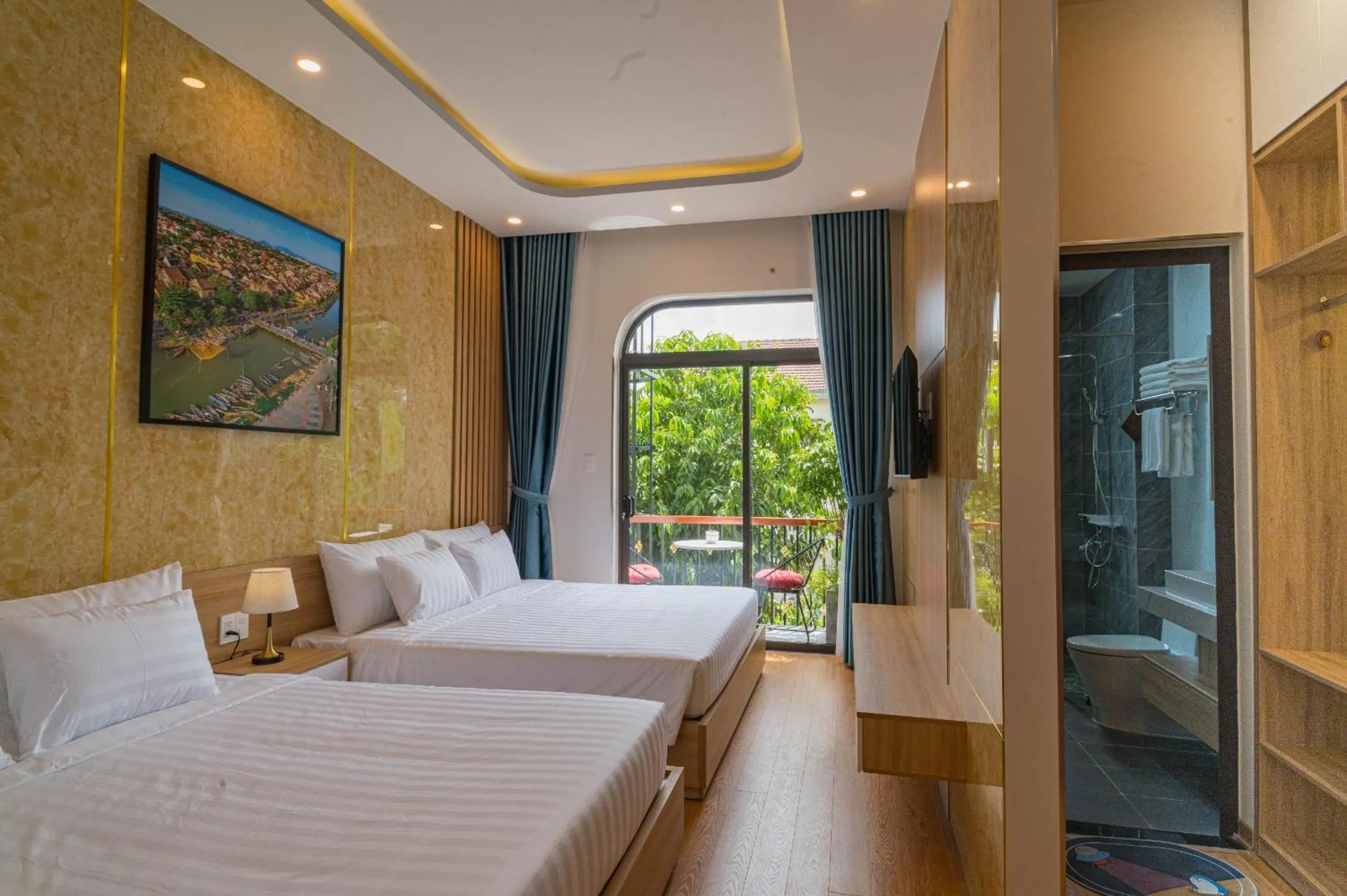 Bed in Mint Hoi An Villa