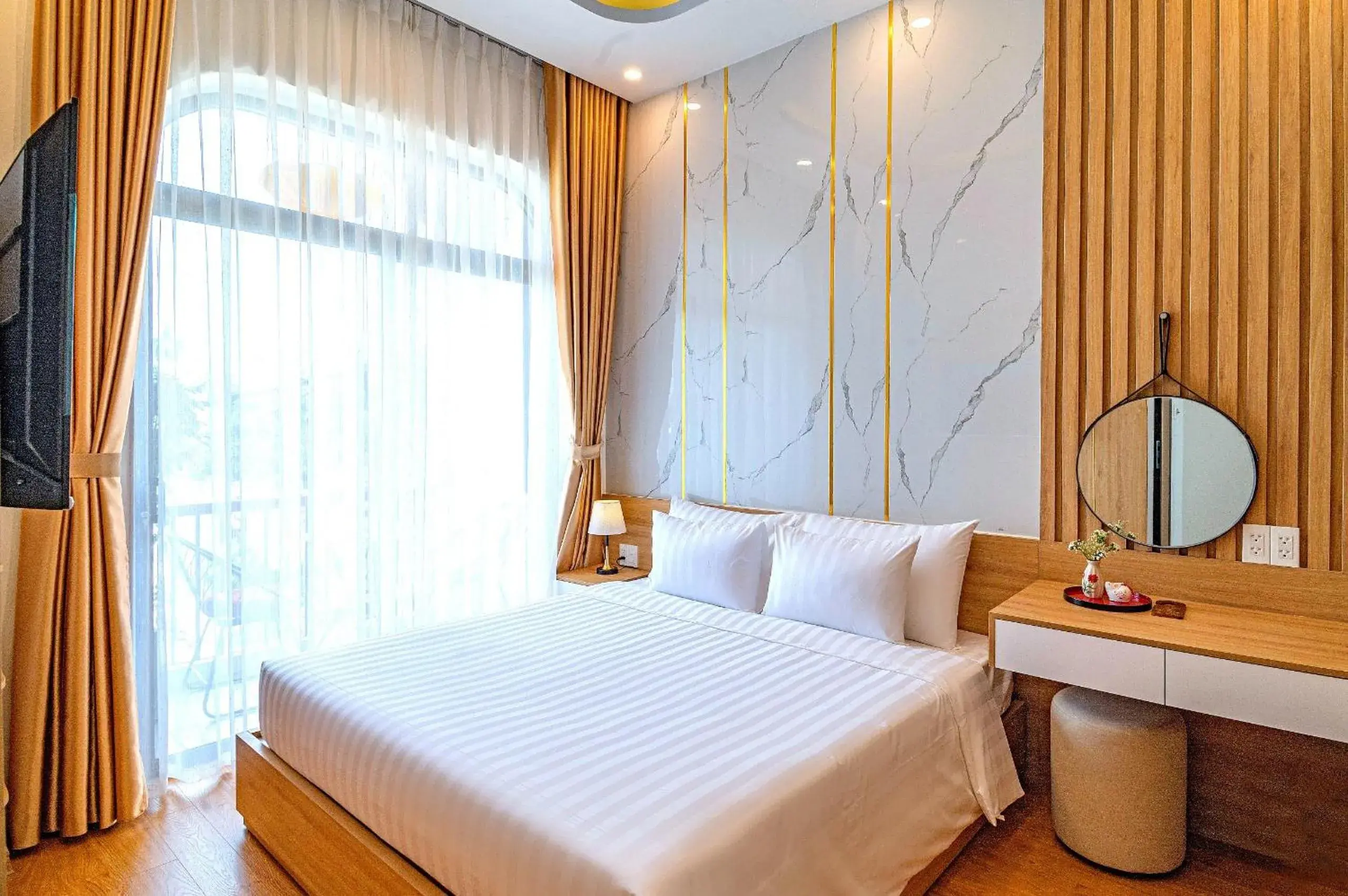 Bed in Mint Hoi An Villa Bed in Mint Hoi An Villa