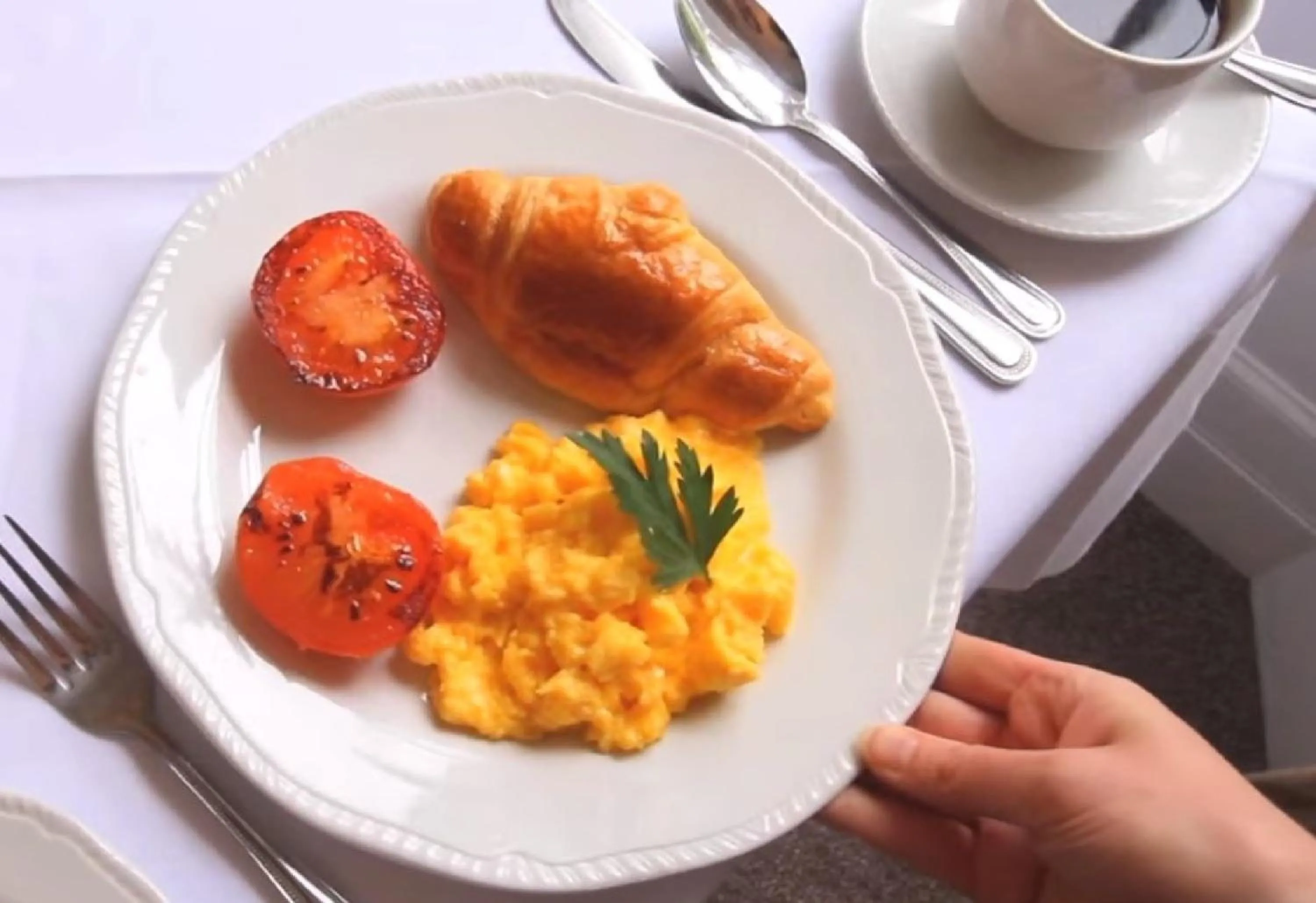 Continental breakfast in Haytor Hotel