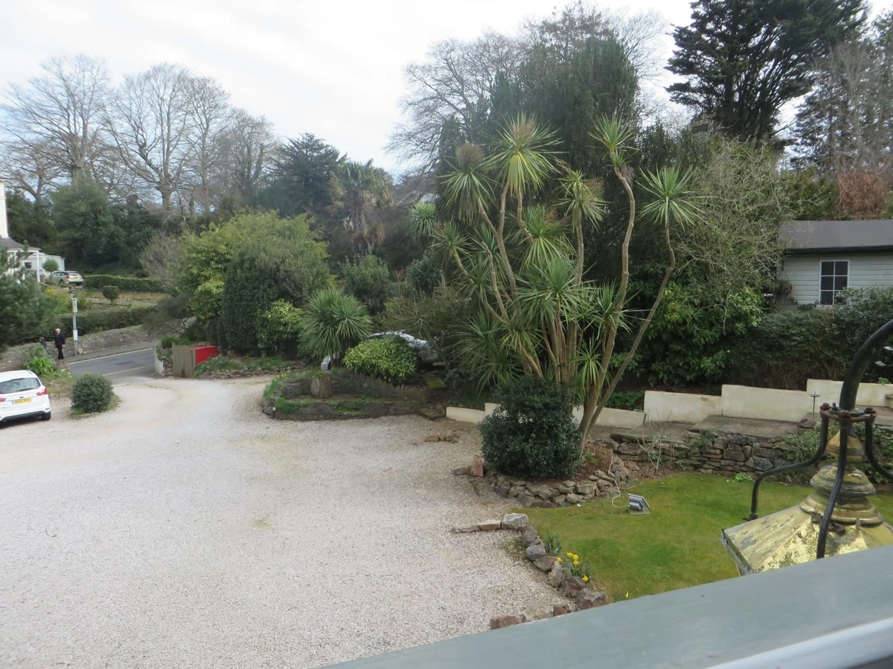Garden view in Haytor Hotel