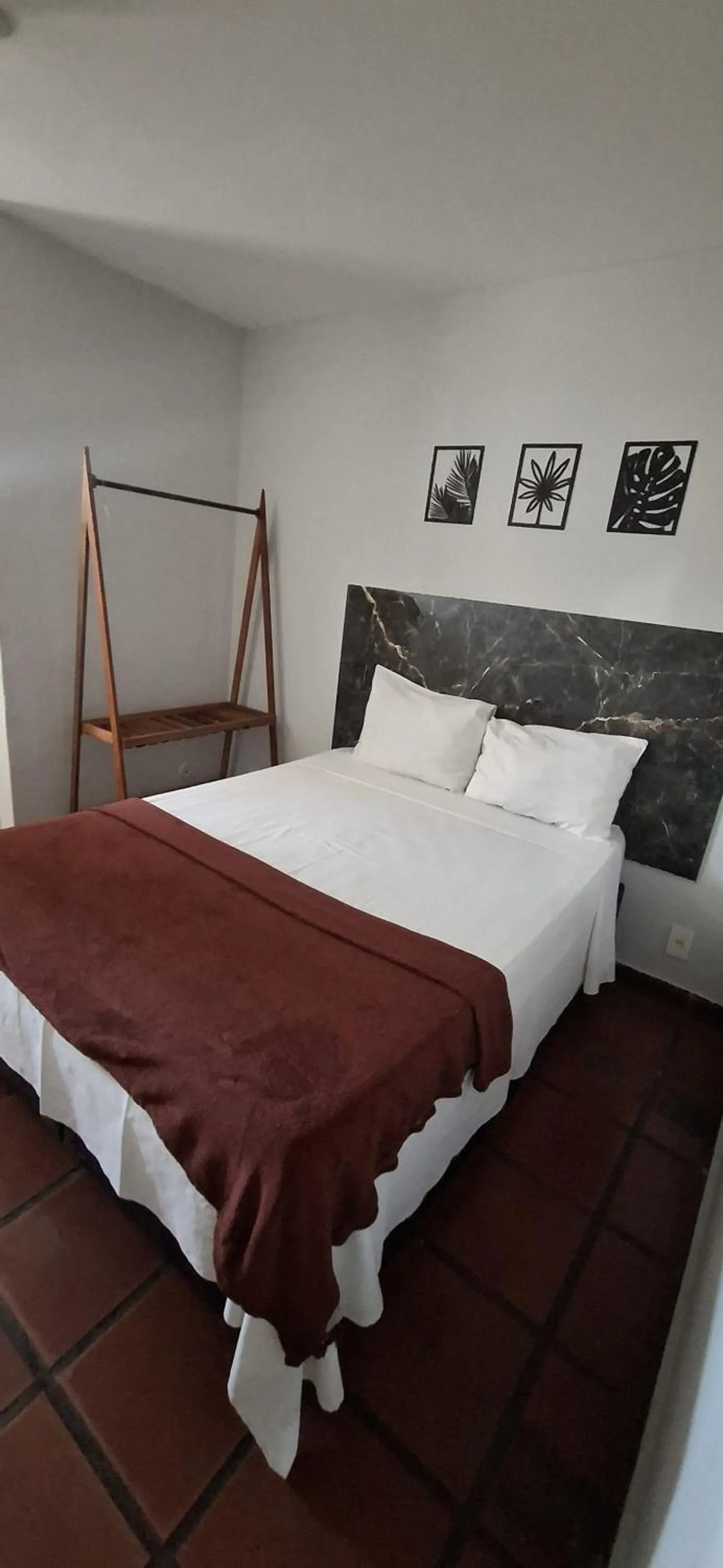 Bed in Pousada das Tartarugas