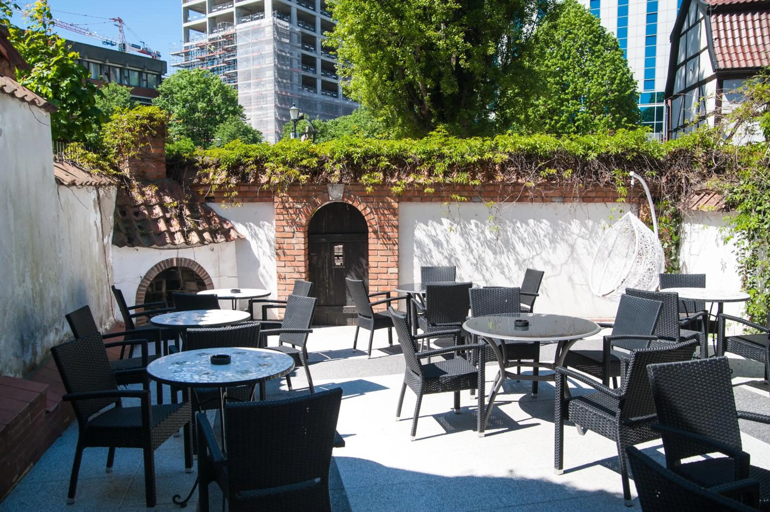 Patio in World Hostel - Old Town