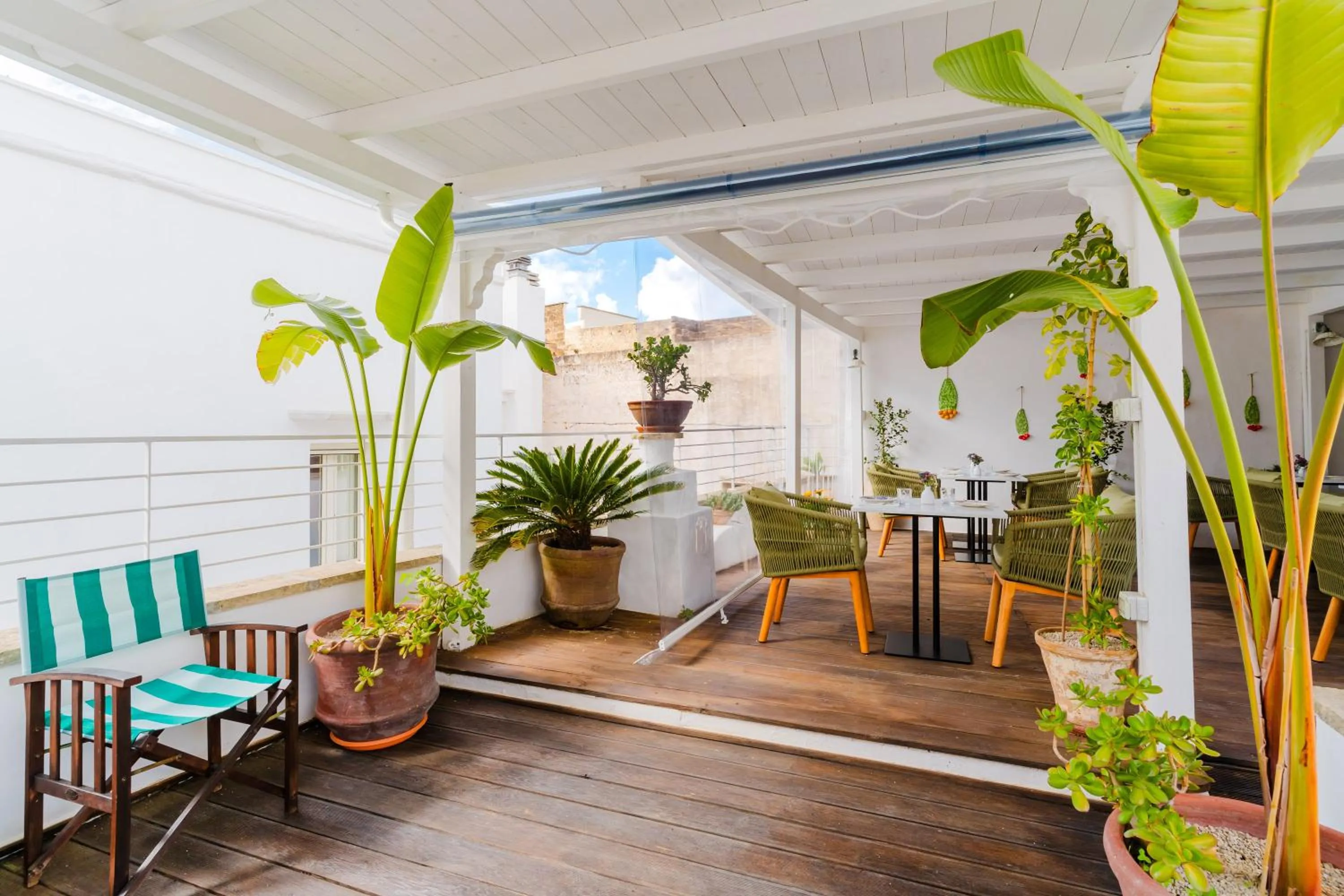 Balcony/Terrace in B&B Corte Patitari