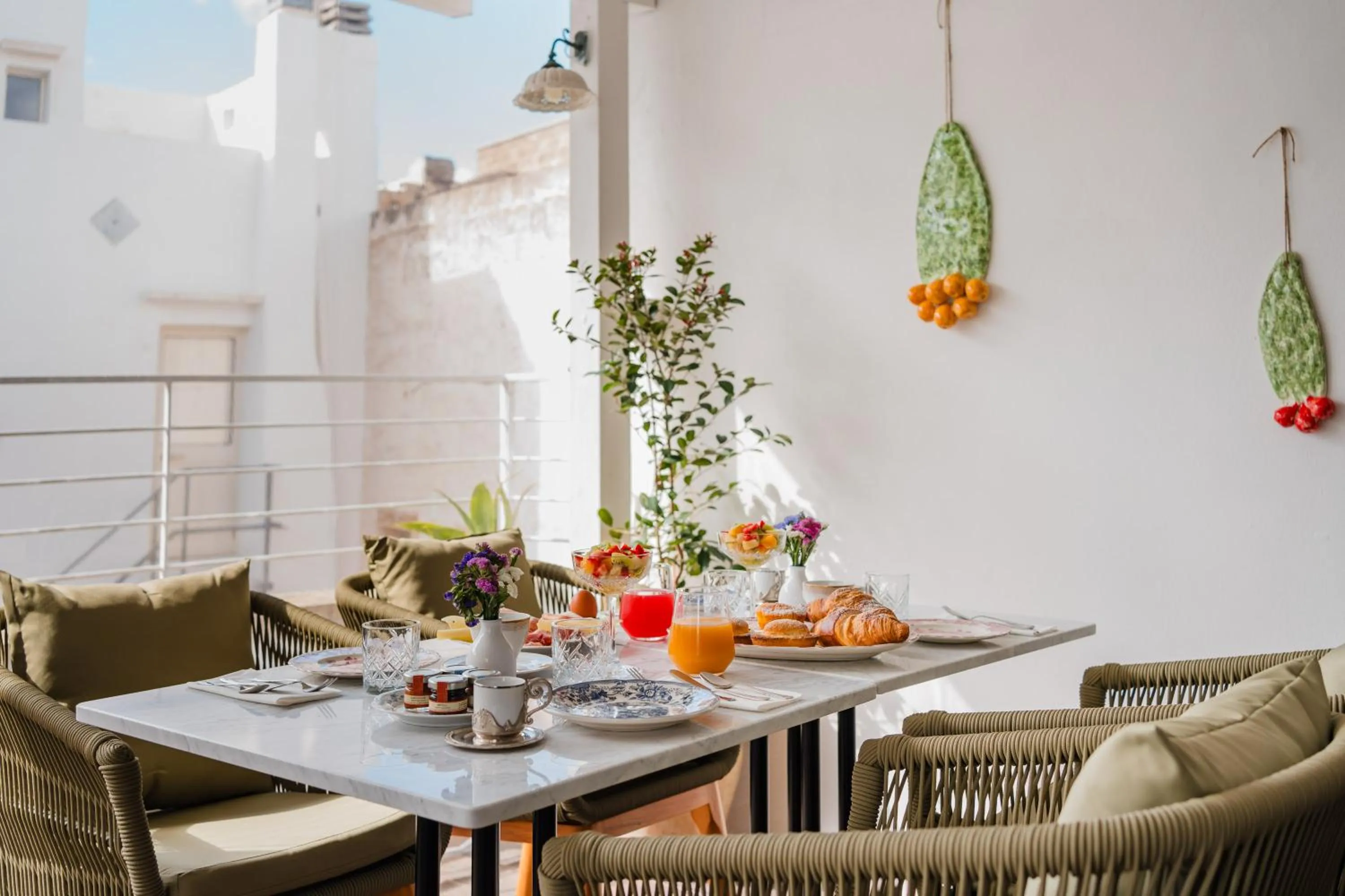 Balcony/Terrace in B&B Corte Patitari