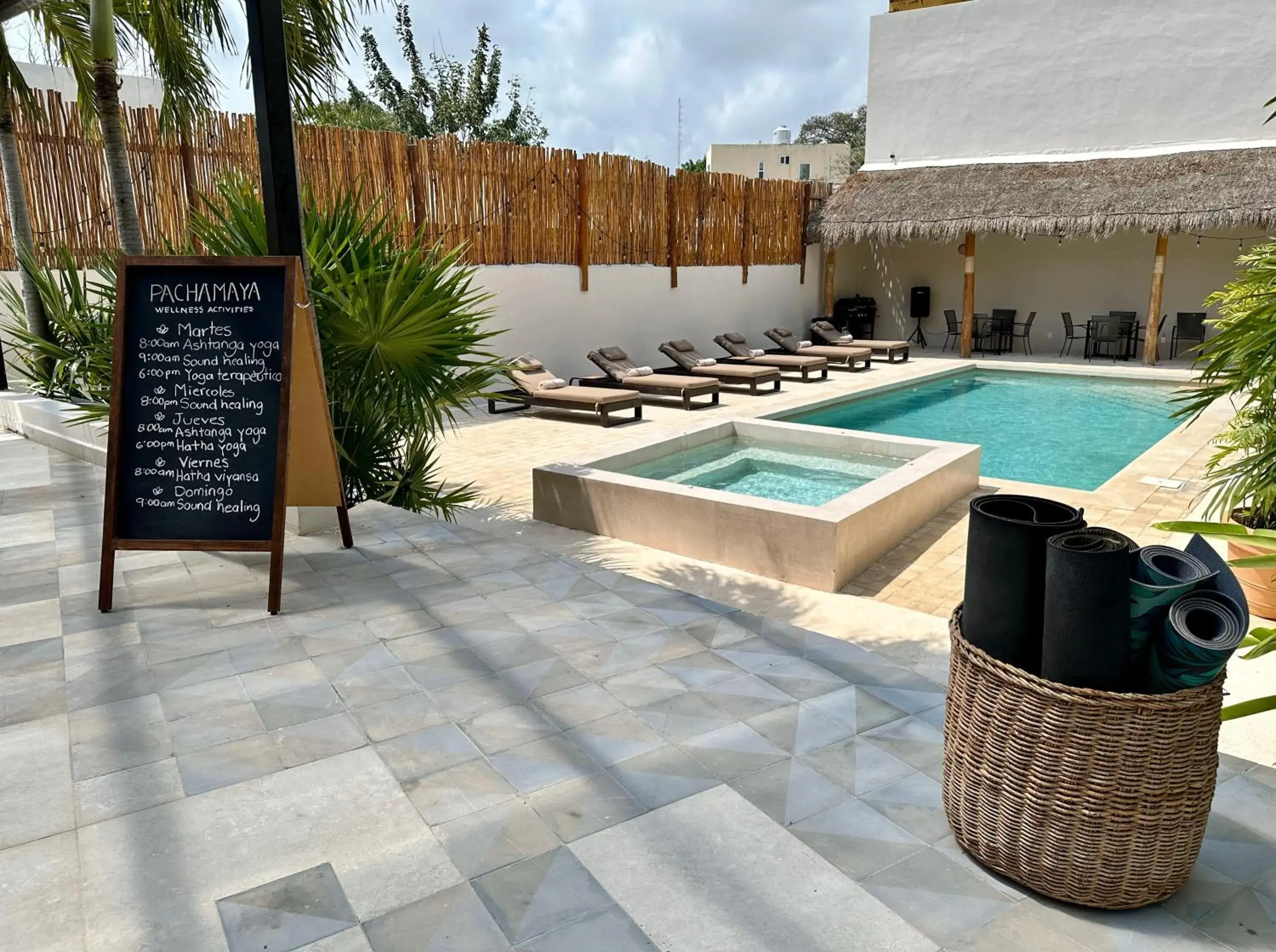 Swimming pool in Pachamaya Holistic Wellness & Spa Swimming pool in Pachamaya Holistic Wellness & Spa