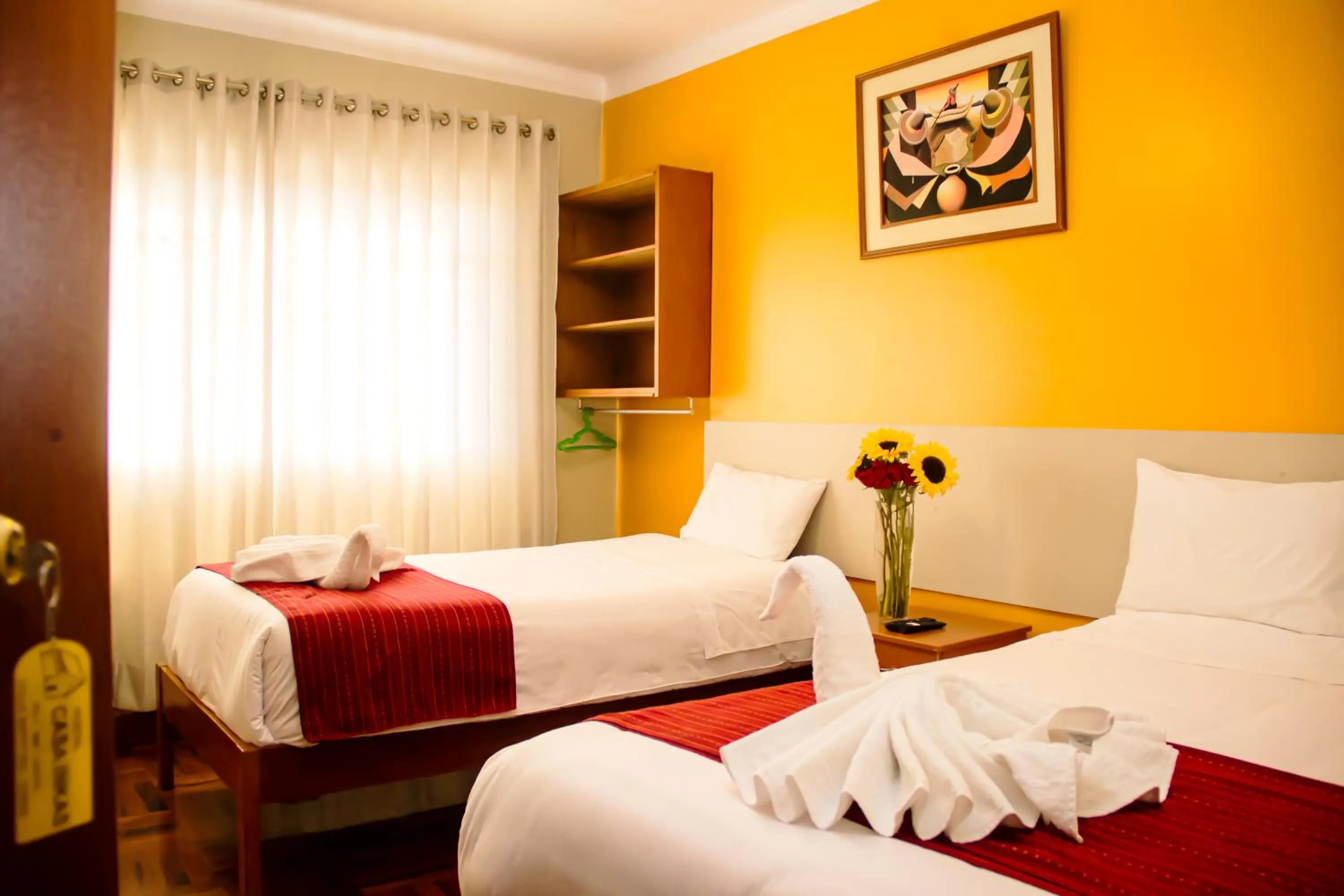 Bed in HOSTAL CASA INKAS