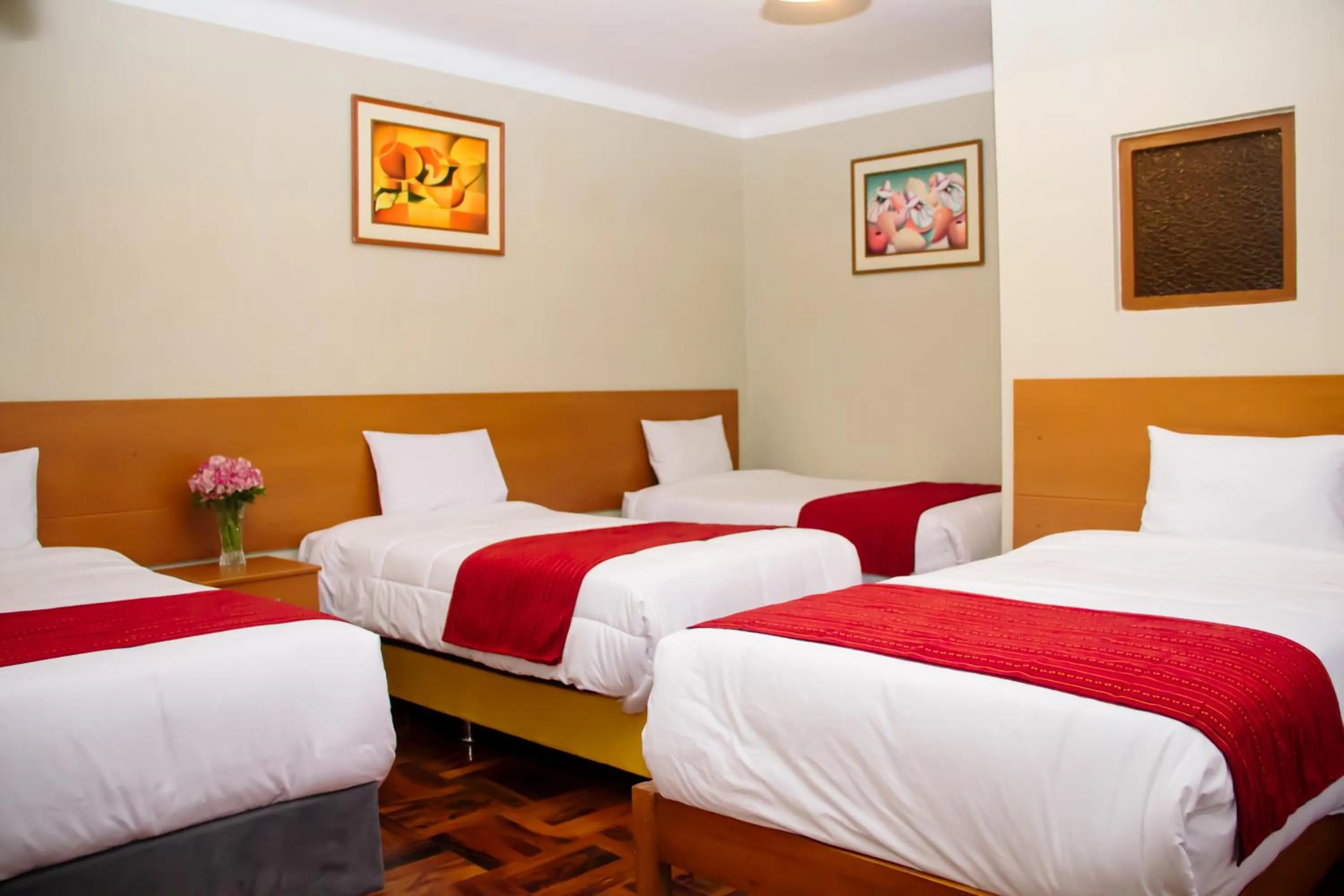 Bed in HOSTAL CASA INKAS