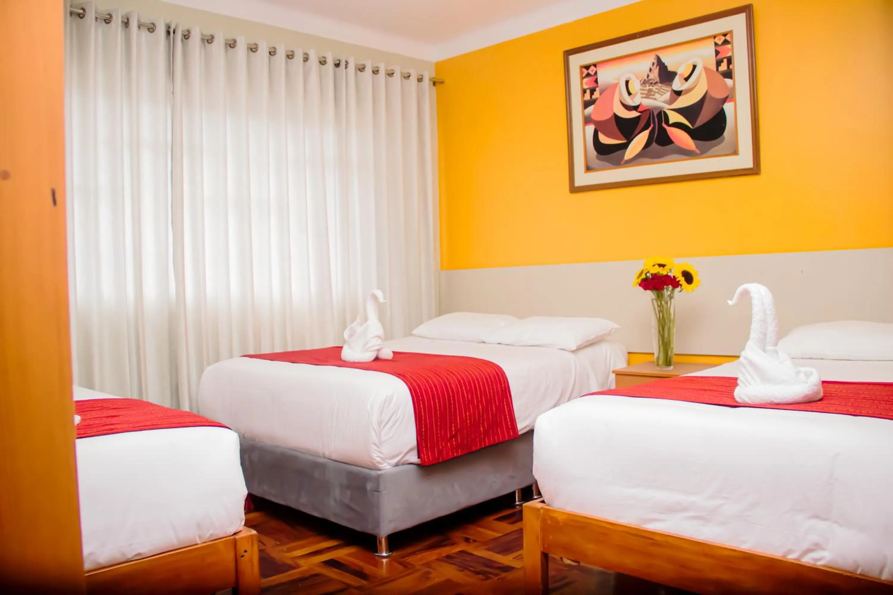 Bed in HOSTAL CASA INKAS