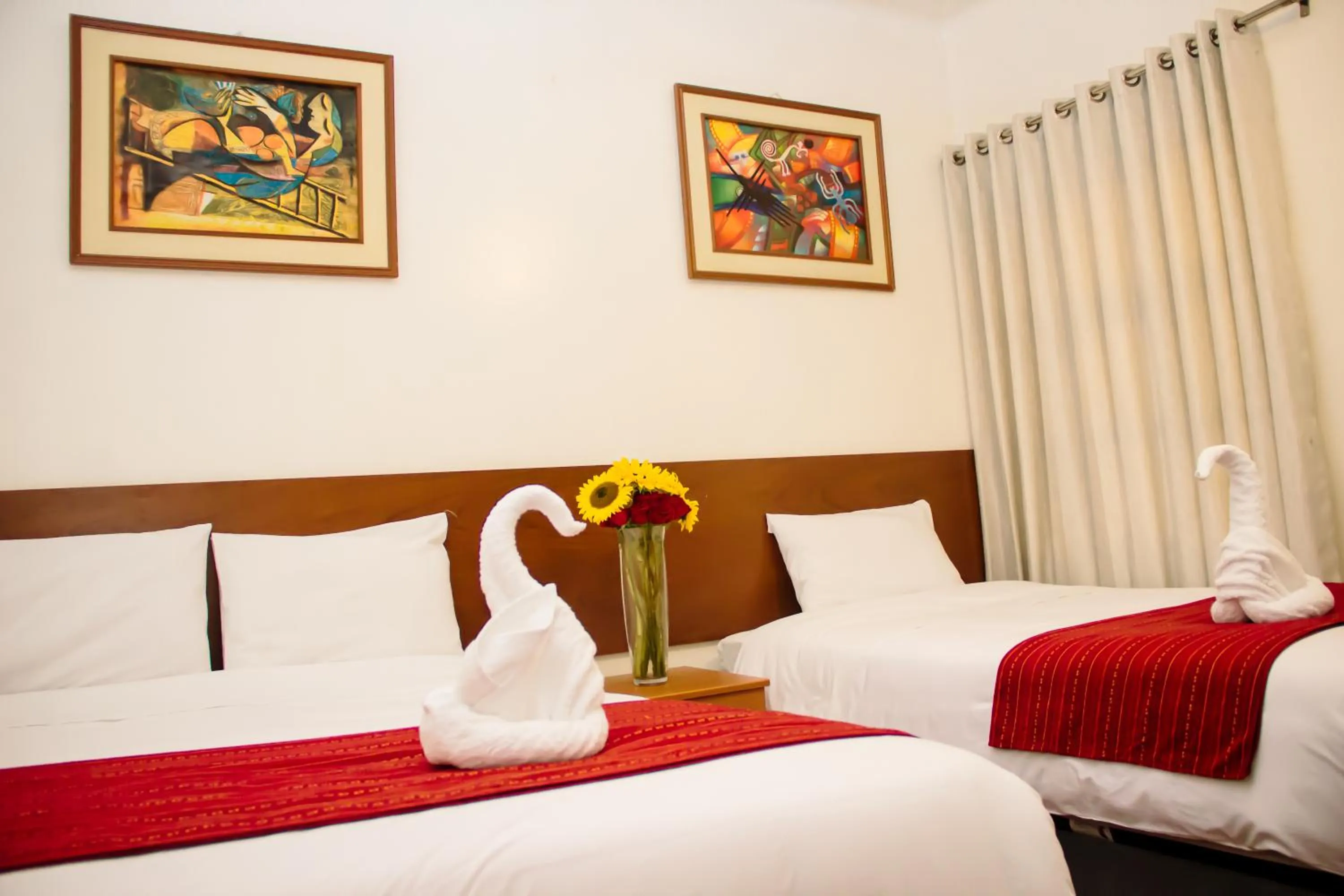 Bed in HOSTAL CASA INKAS