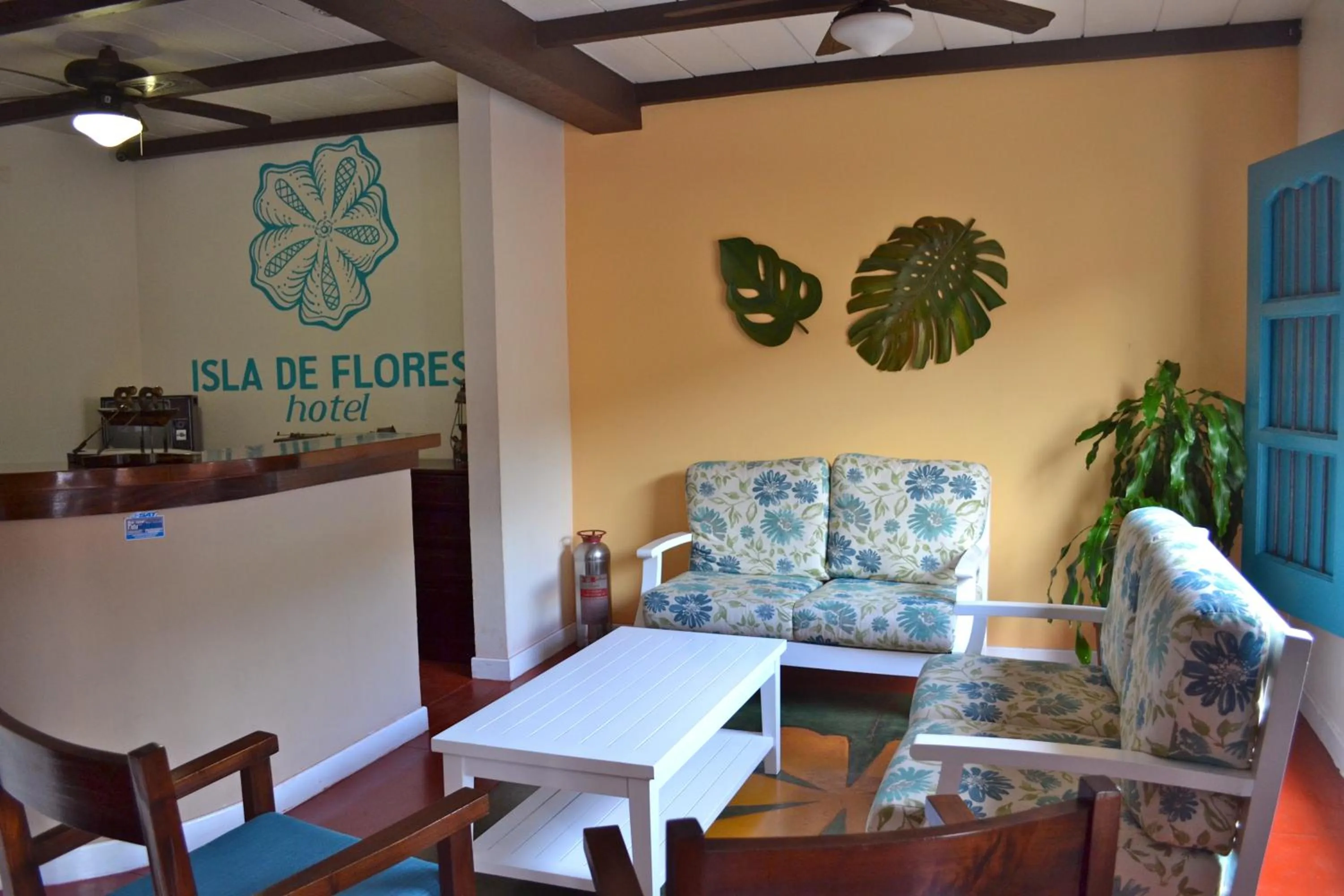 Lobby or reception in Hotel Isla de Flores